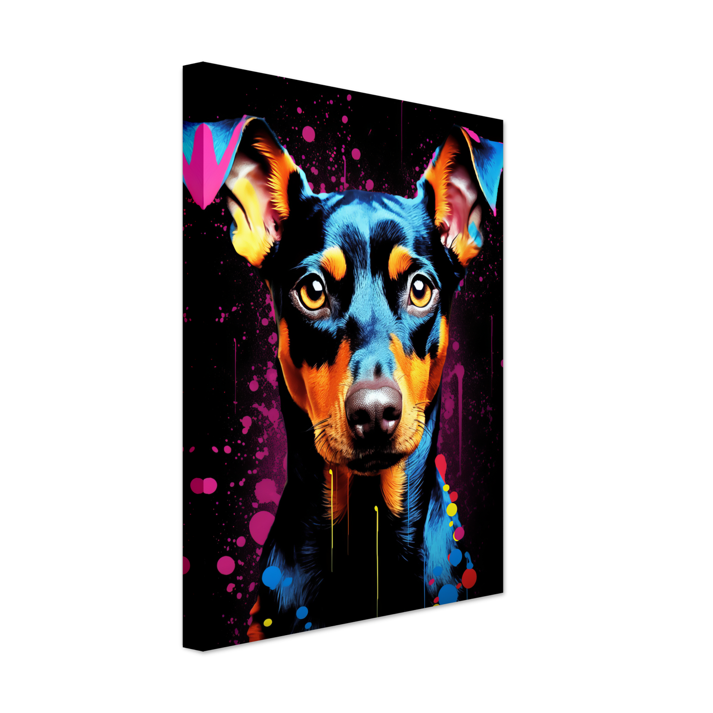 Deutscher Pinscher Pop-Art (DOG254)