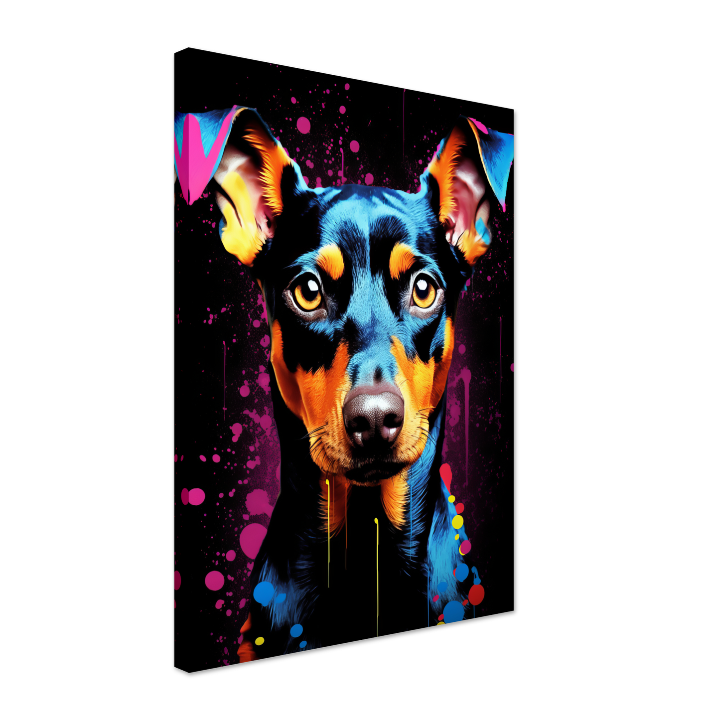 Deutscher Pinscher Pop-Art (DOG254)