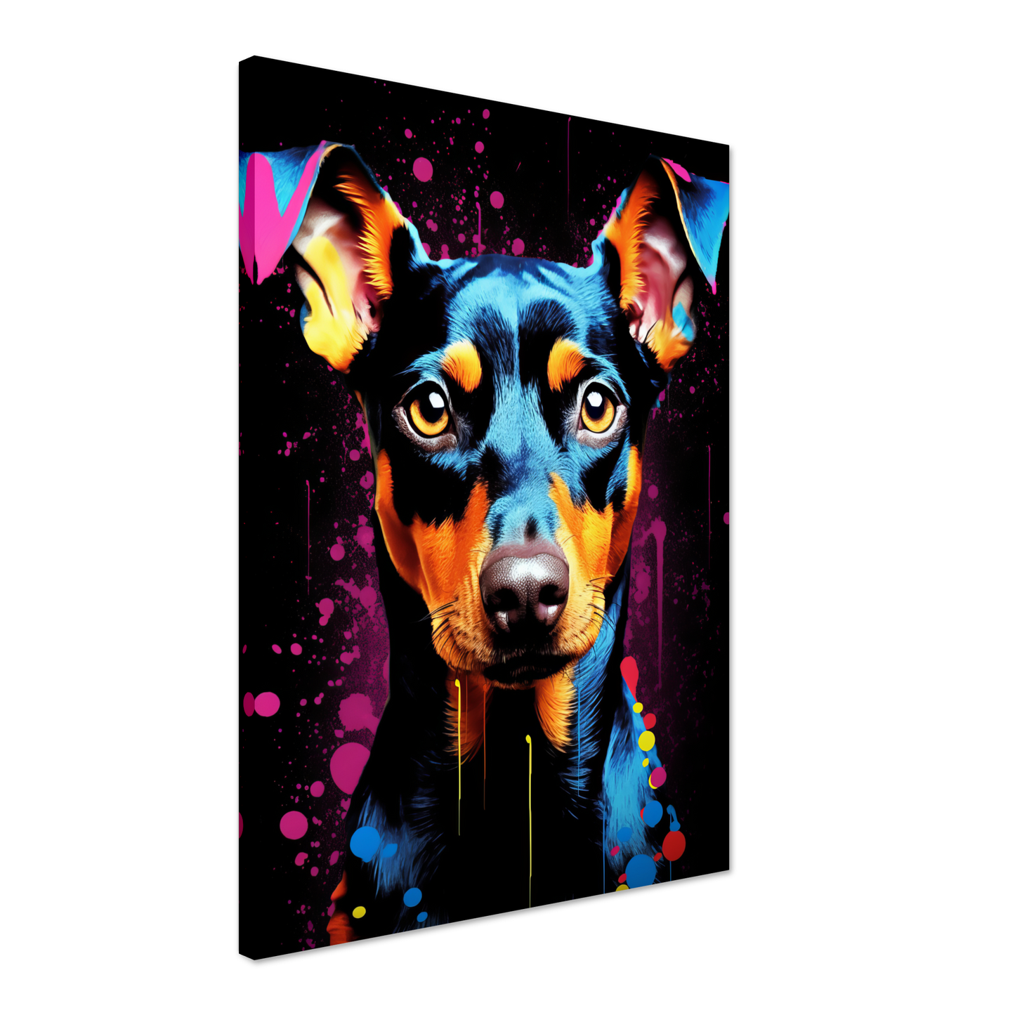 Deutscher Pinscher Pop-Art (DOG254)