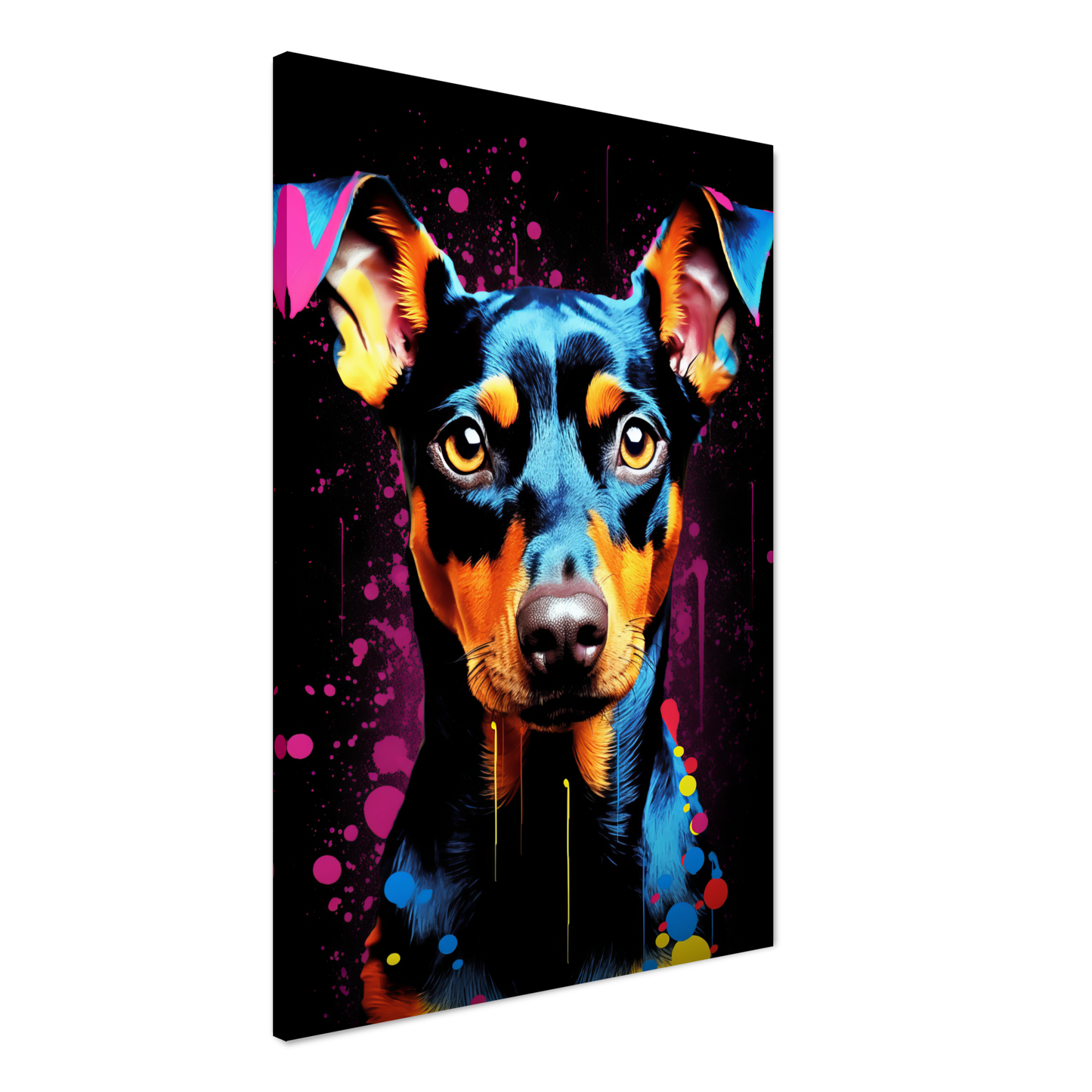 Deutscher Pinscher Pop-Art (DOG254)