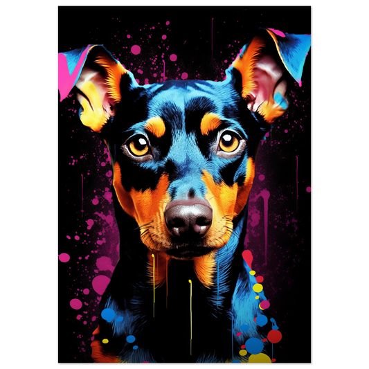German Pinscher Pop Art (DOG254)