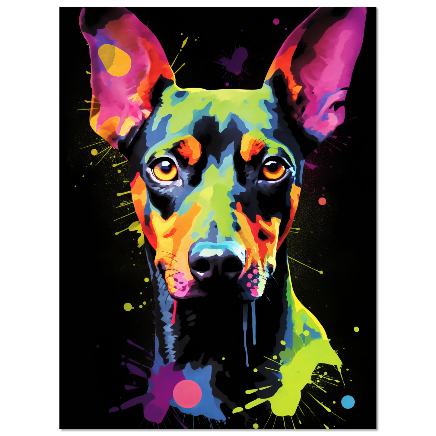 German Pinscher Pop Art (DOG255)