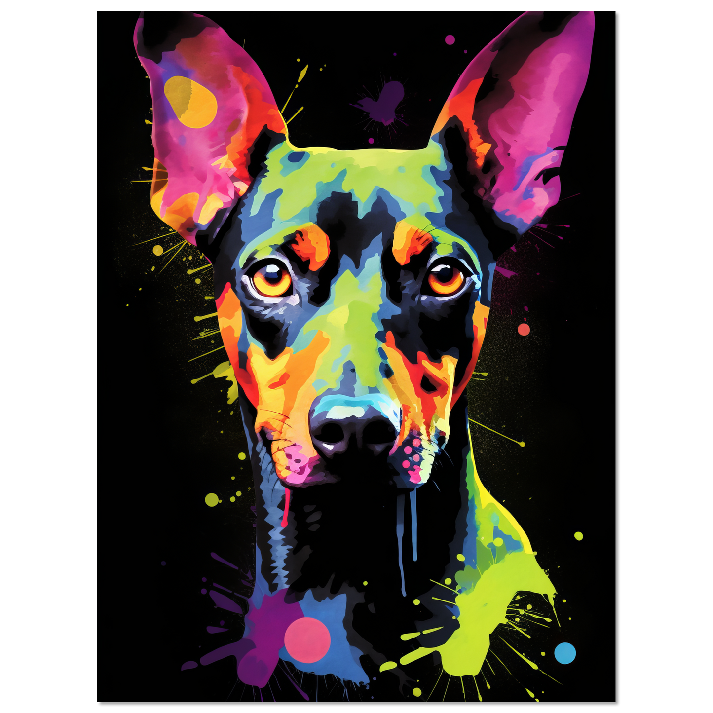 German Pinscher Pop Art (DOG255)
