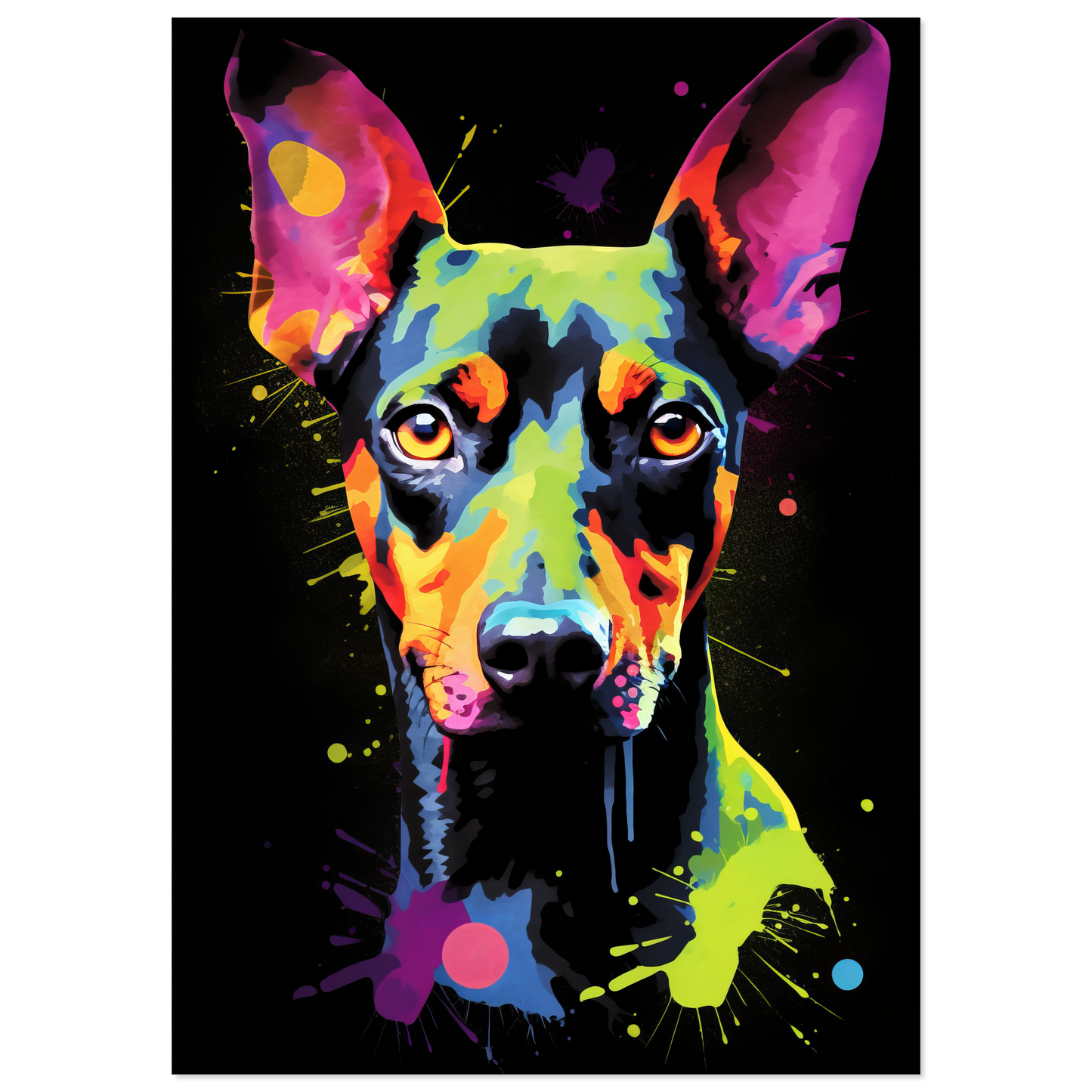 German Pinscher Pop Art (DOG255)