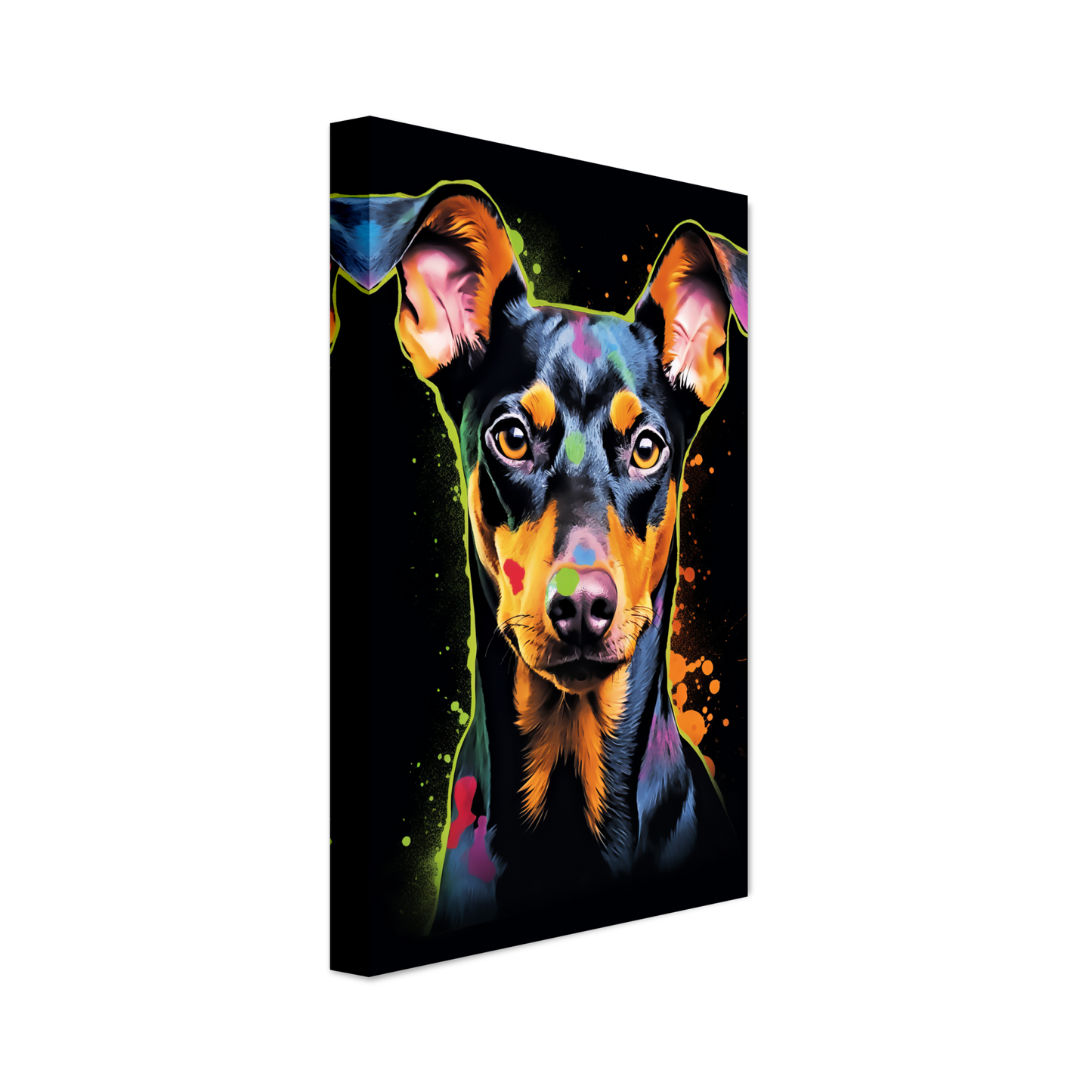 Deutscher Pinscher Pop-Art (DOG256)