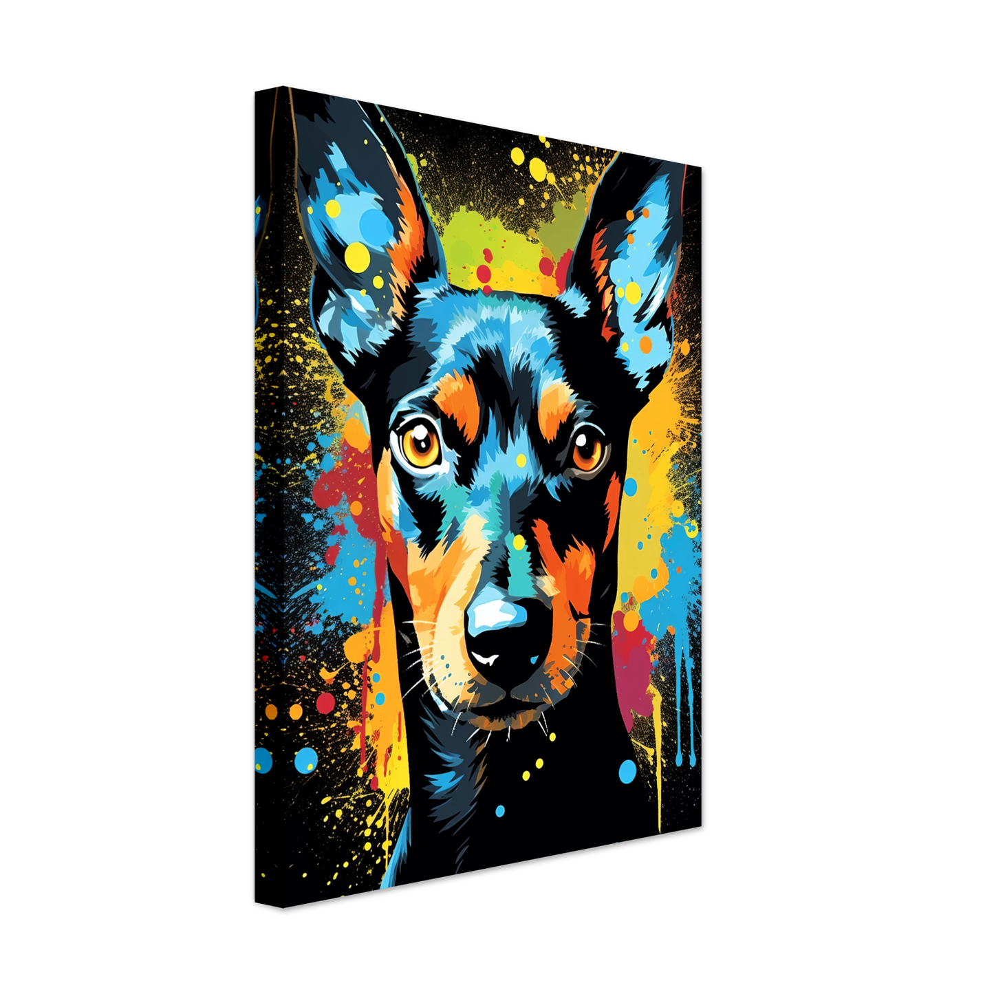 Deutscher Pinscher Pop-Art (DOG253)