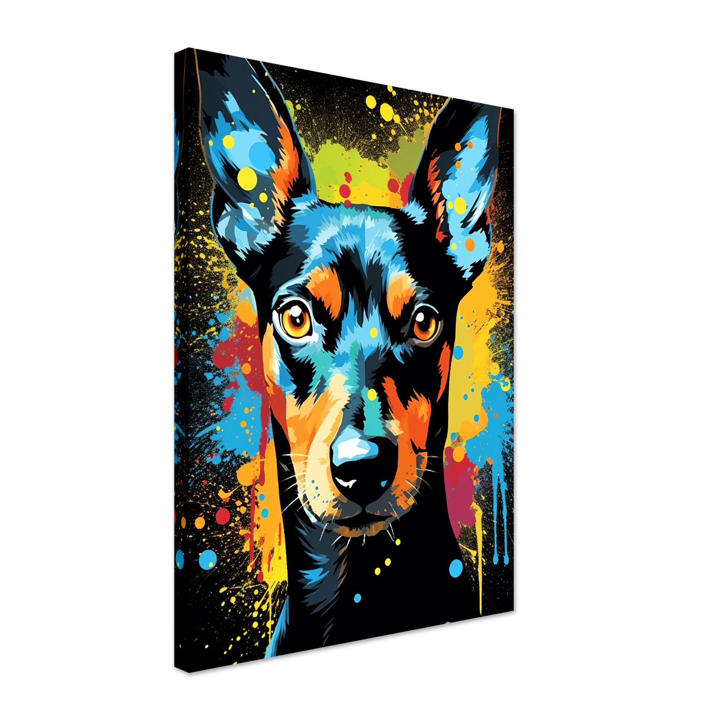 Deutscher Pinscher Pop-Art (DOG253)