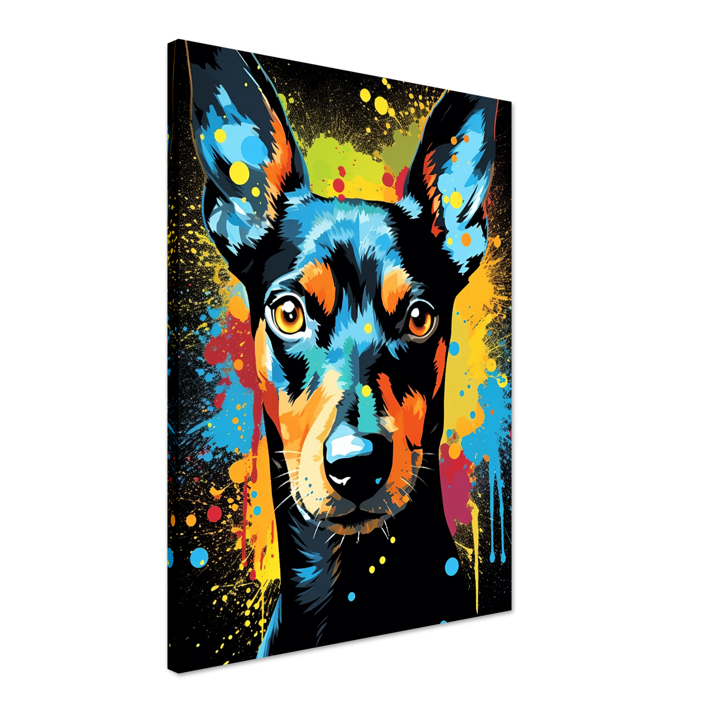Deutscher Pinscher Pop-Art (DOG253)