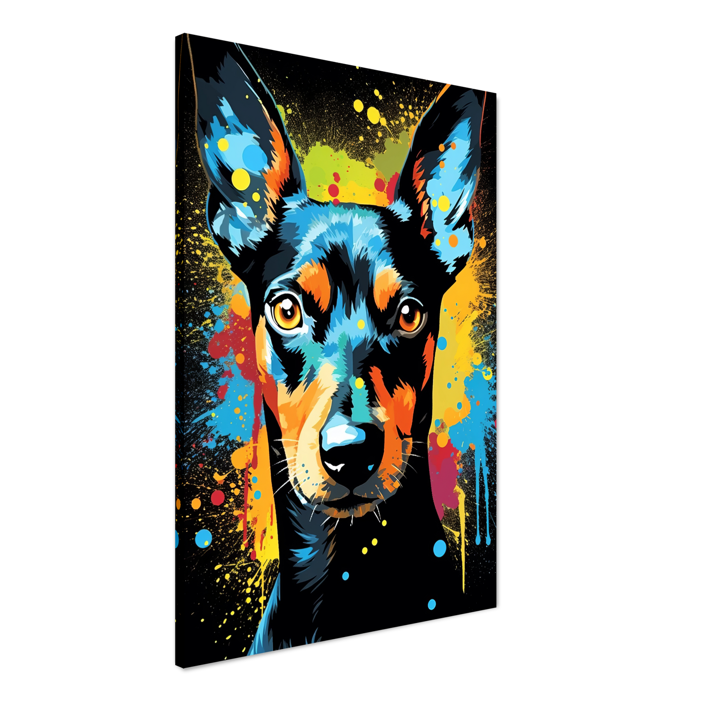 Deutscher Pinscher Pop-Art (DOG253)