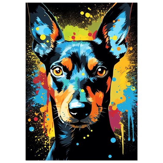 German Pinscher Pop Art (DOG253)