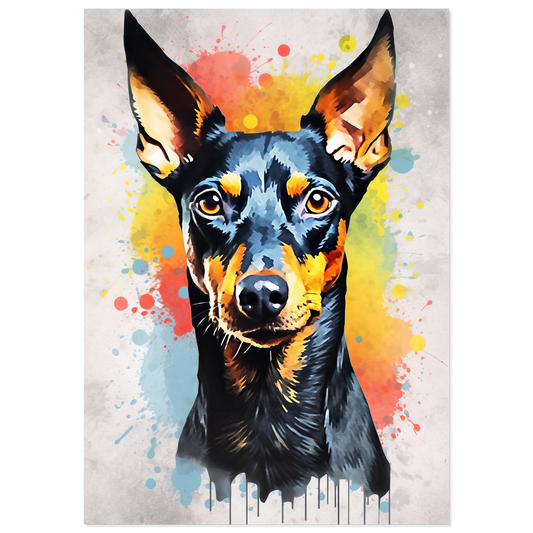 German Pinscher Pop Art (DOG262)