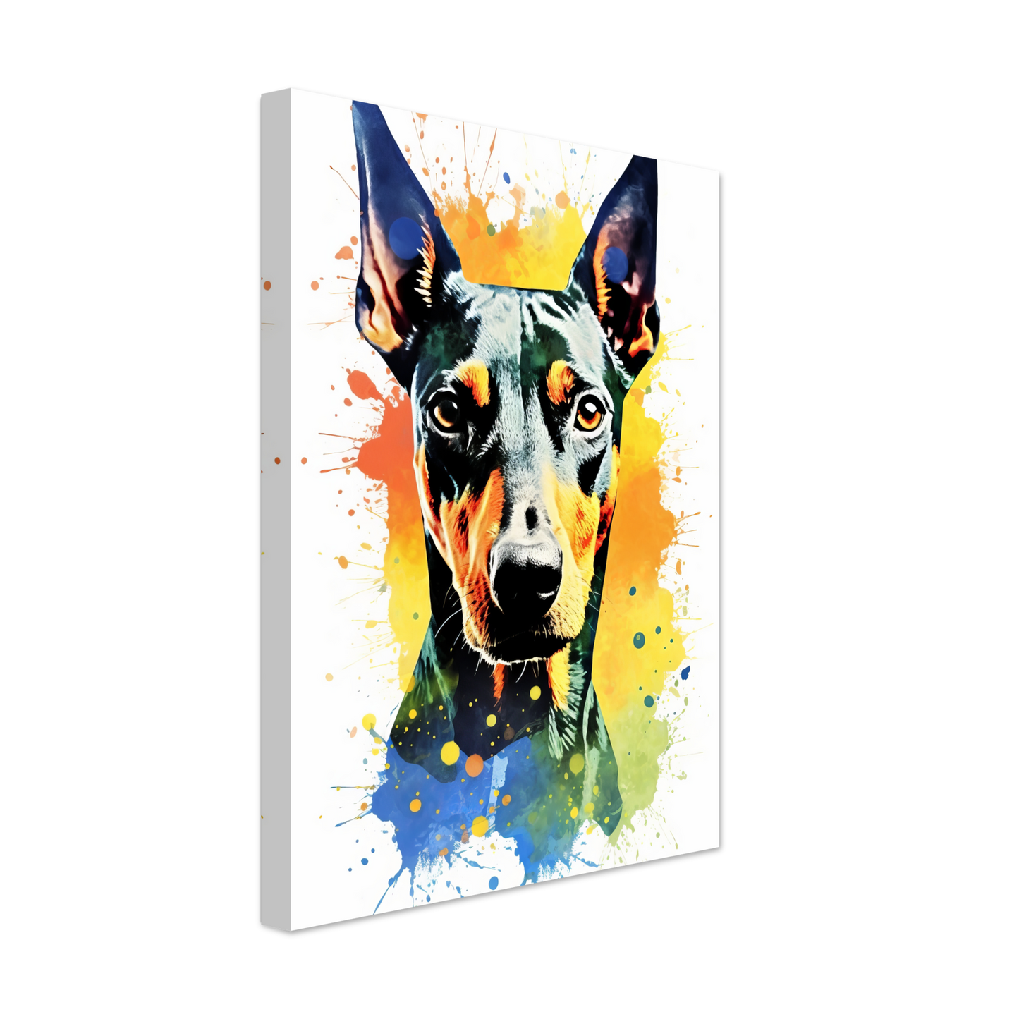 Deutscher Pinscher Pop-Art (DOG263)