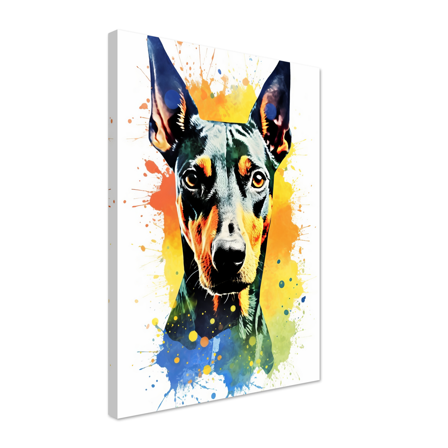 Deutscher Pinscher Pop-Art (DOG263)