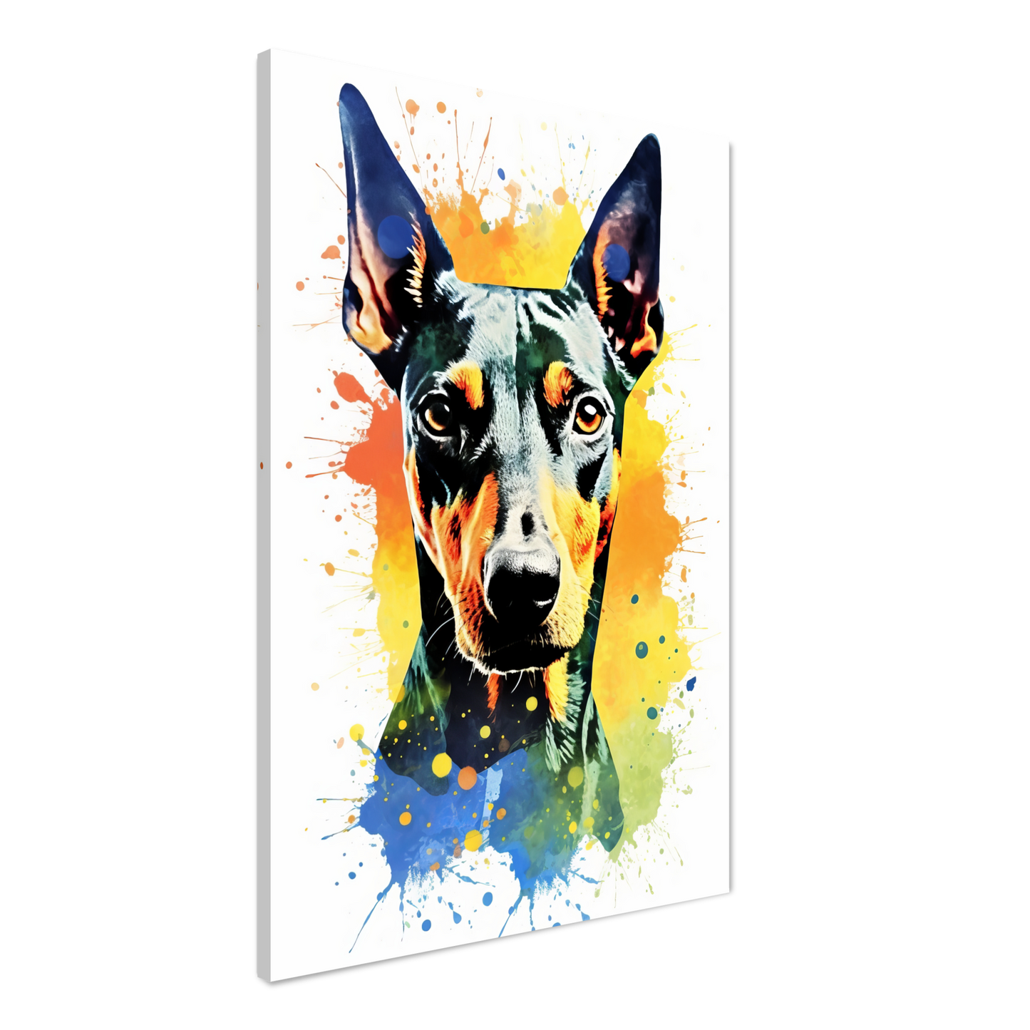 Deutscher Pinscher Pop-Art (DOG263)
