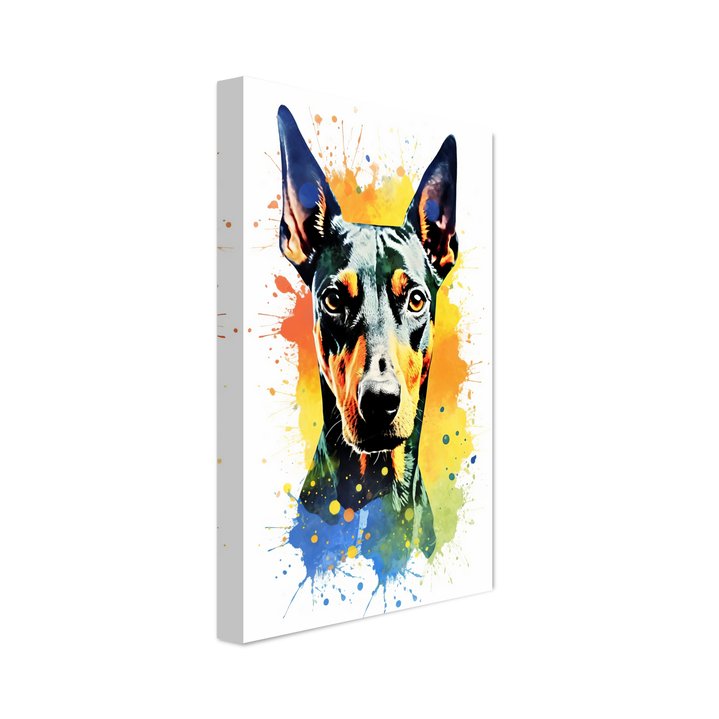Deutscher Pinscher Pop-Art (DOG263)