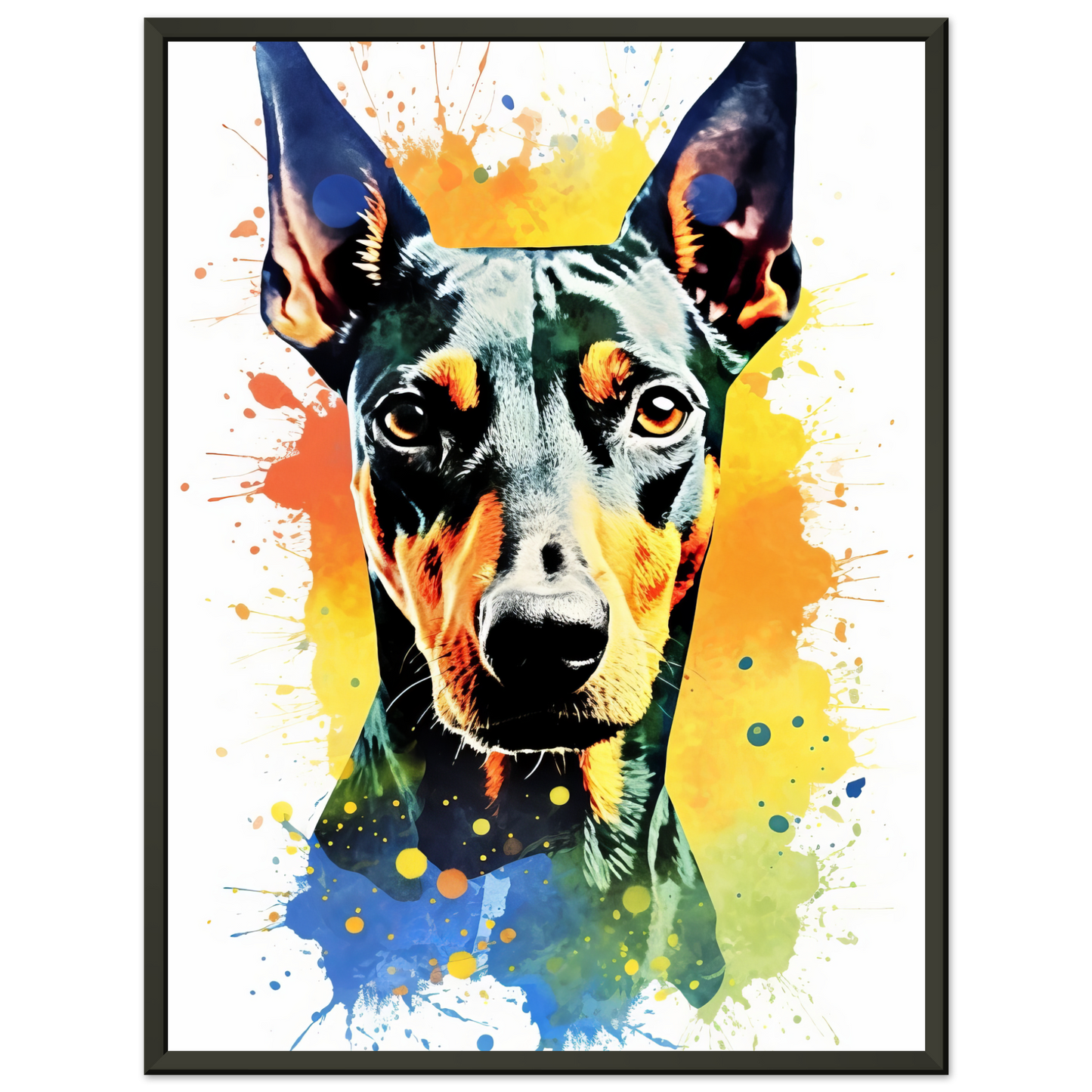 Deutscher Pinscher Pop-Art (DOG263)