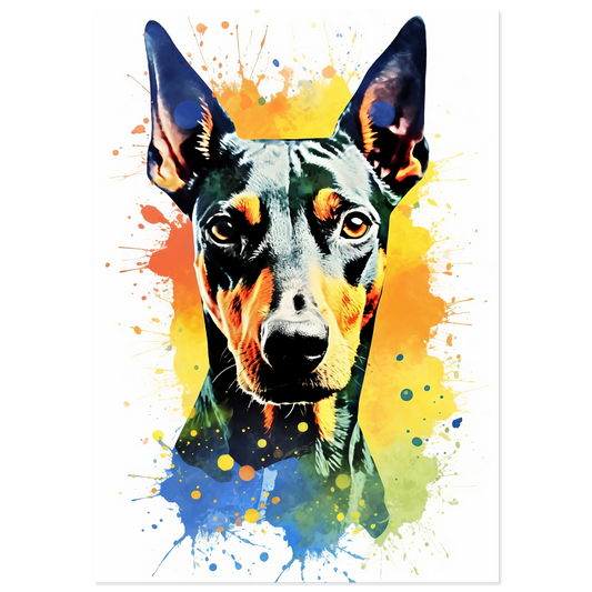 German Pinscher Pop Art (DOG263)