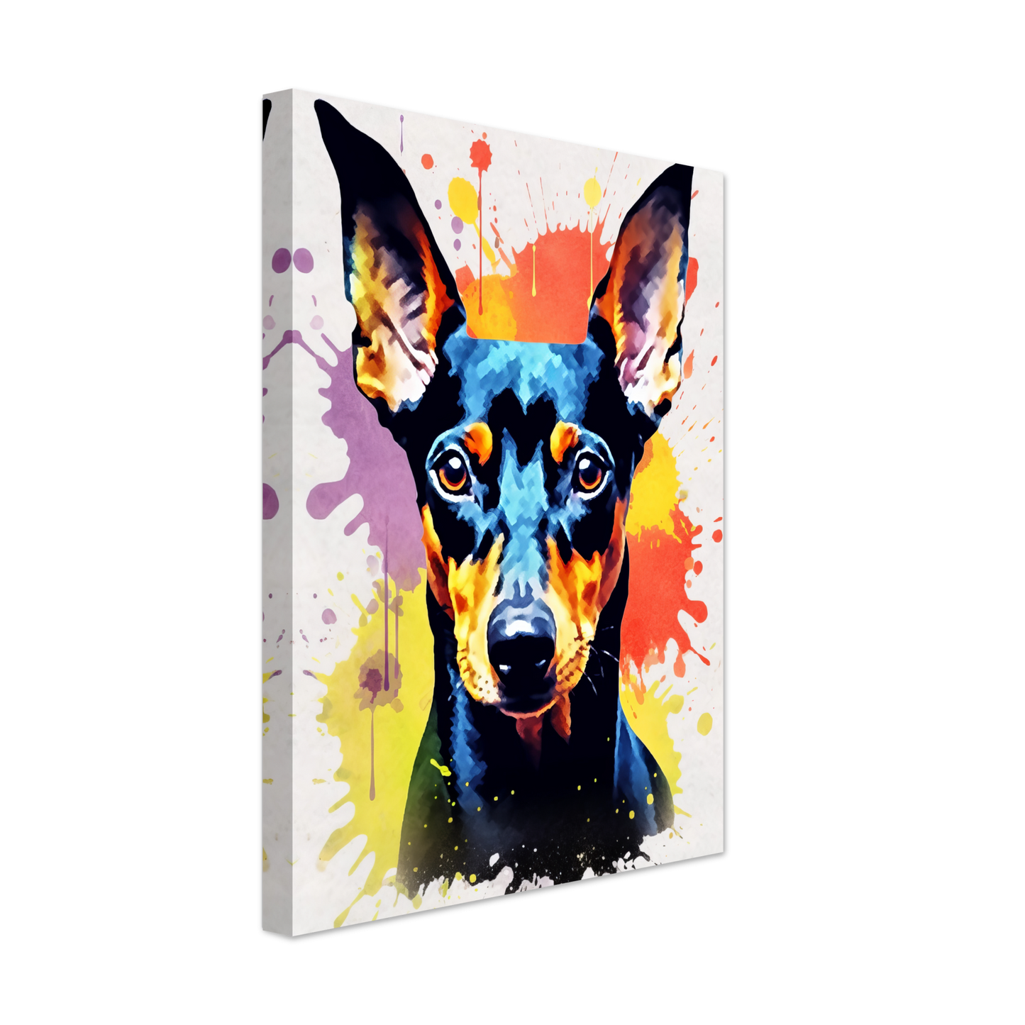 Deutscher Pinscher Pop-Art (DOG264)