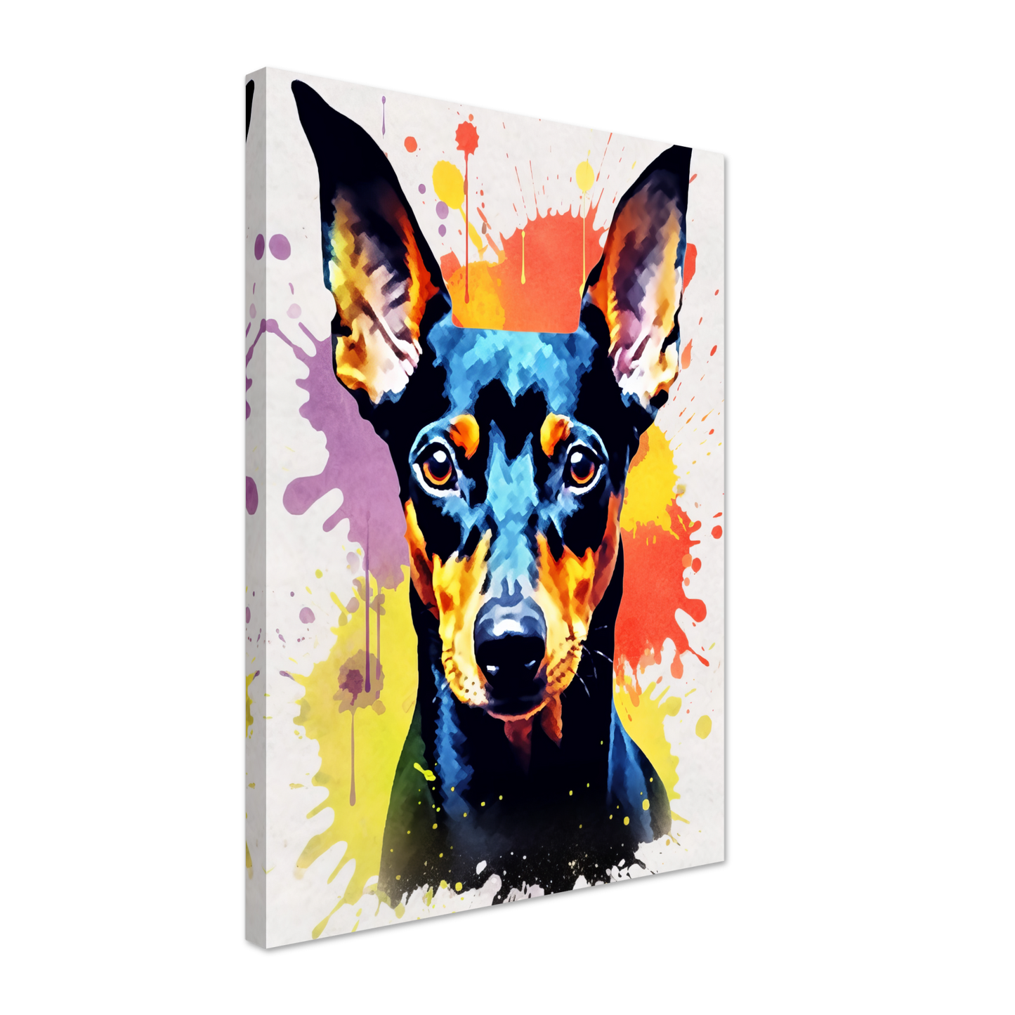 Deutscher Pinscher Pop-Art (DOG264)