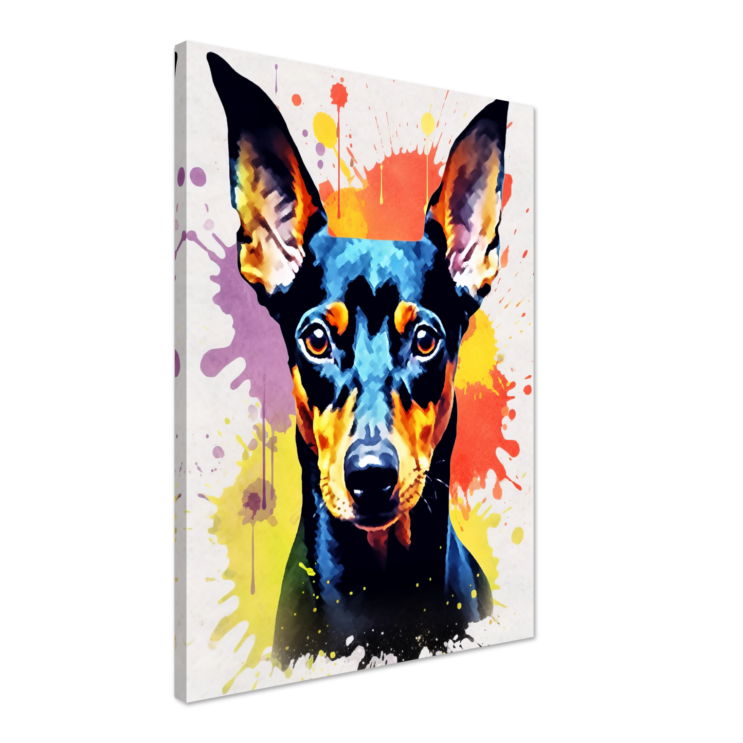 Deutscher Pinscher Pop-Art (DOG264)
