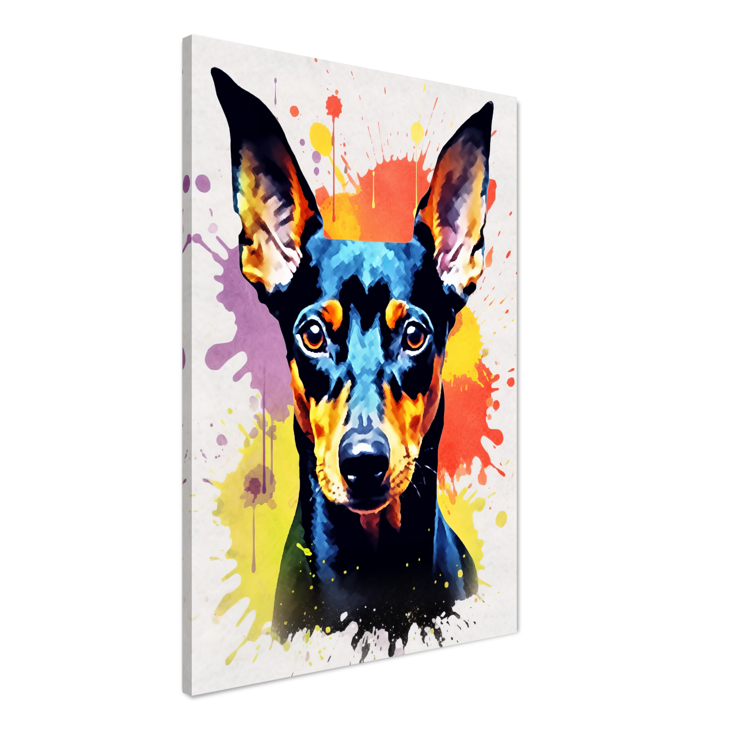 Deutscher Pinscher Pop-Art (DOG264)