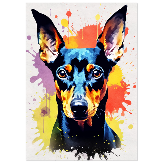 German Pinscher Pop Art (DOG264)