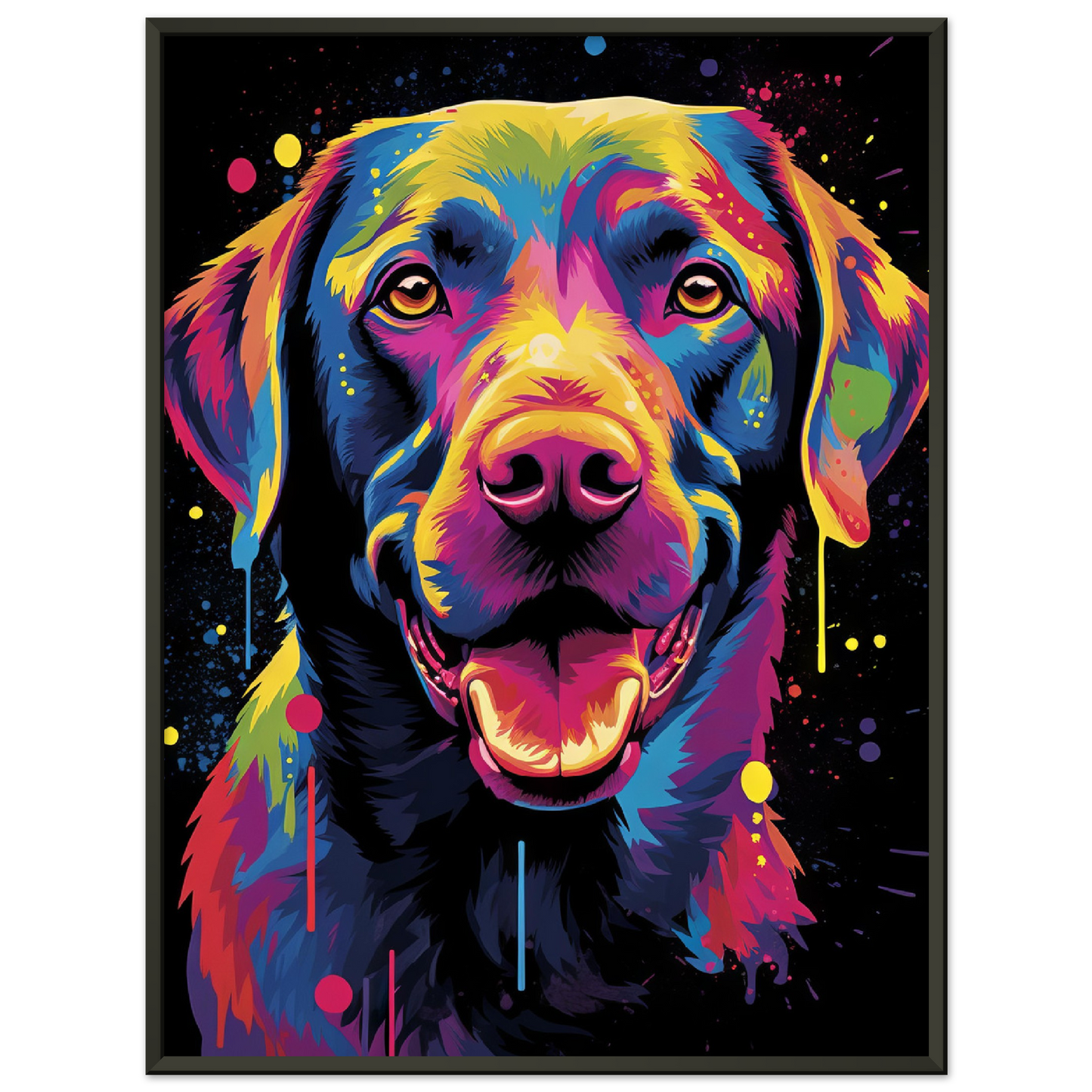 Labrador Hund Pop-Art (DOG04)