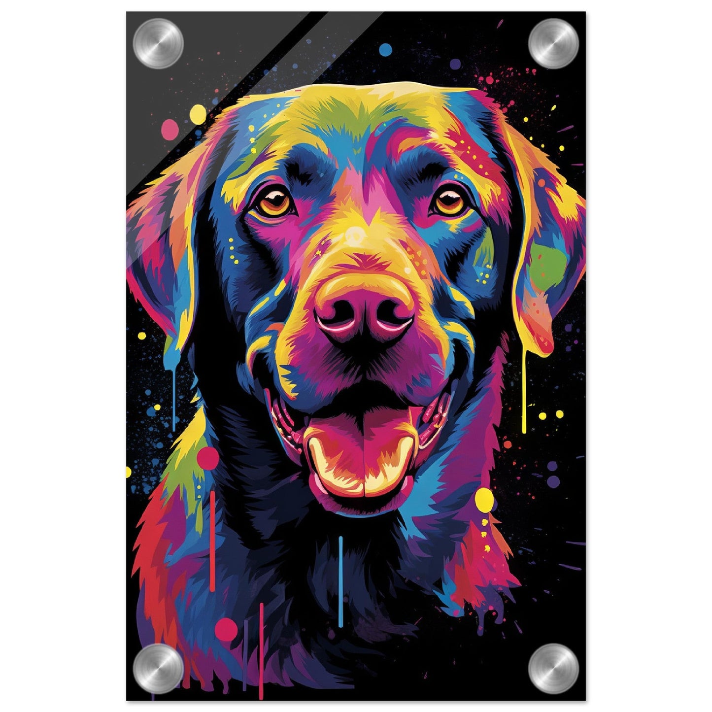 Labrador Hund Pop-Art (DOG04)