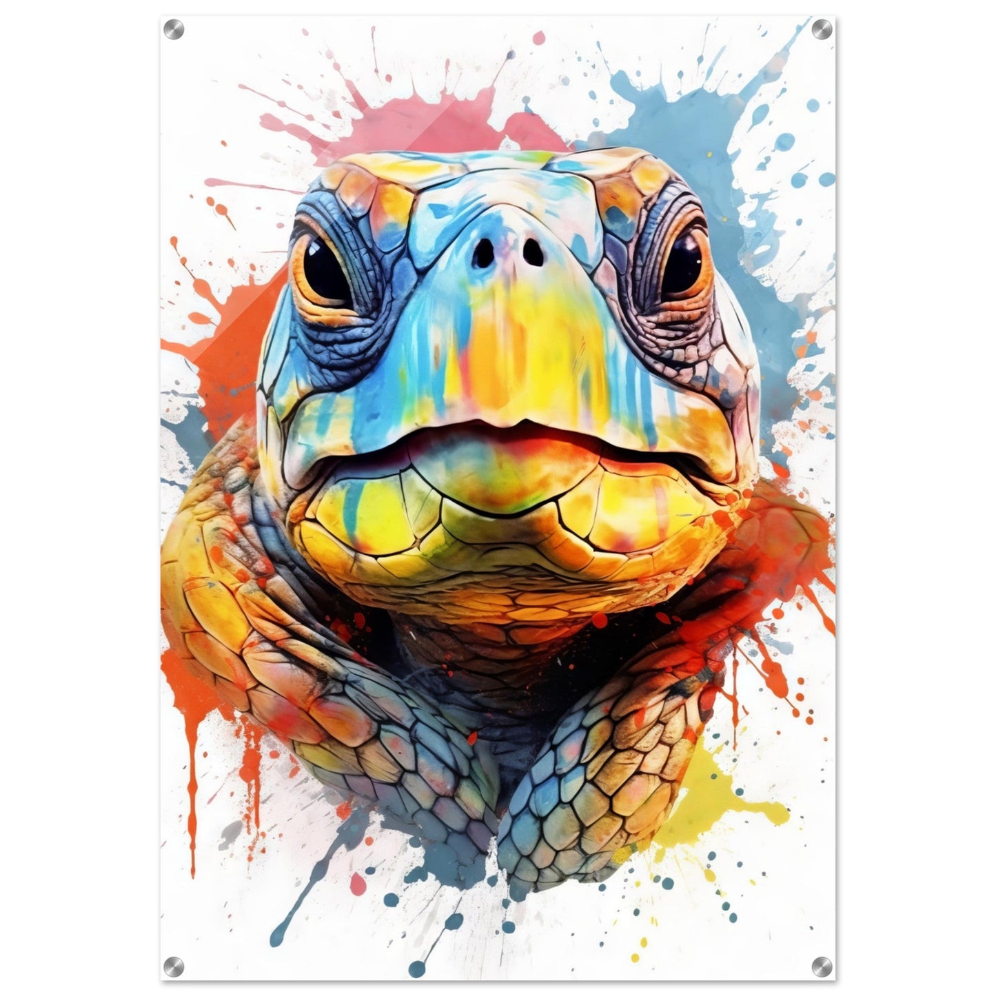 Schildkröte Pop-Art (TURTLE07)