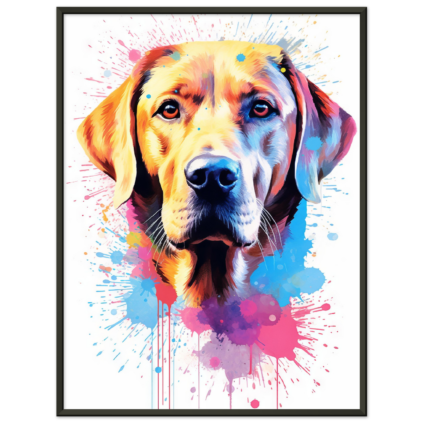 Labrador Hund Pop-Art (DOG05)