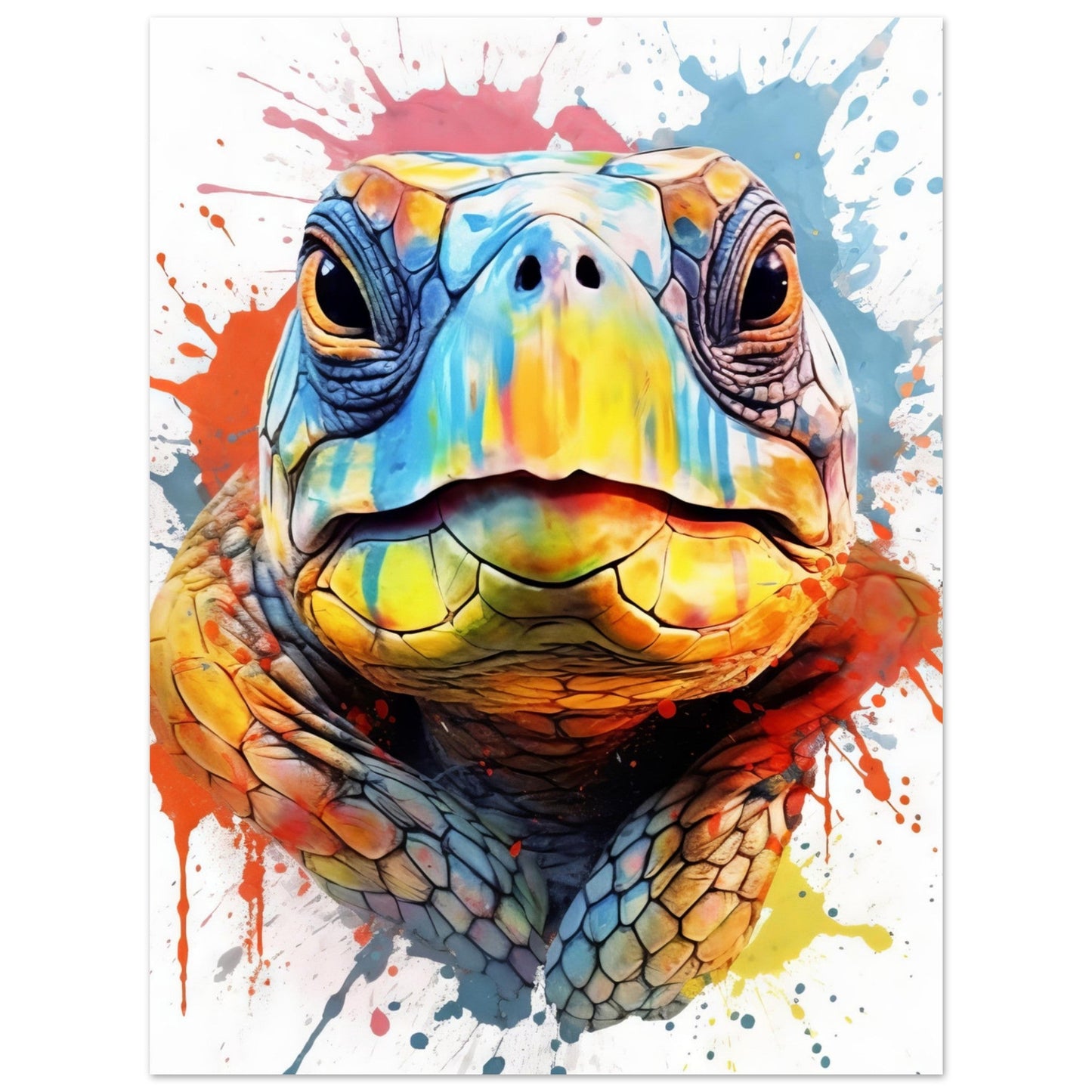 Schildkröte Pop-Art (TURTLE07)