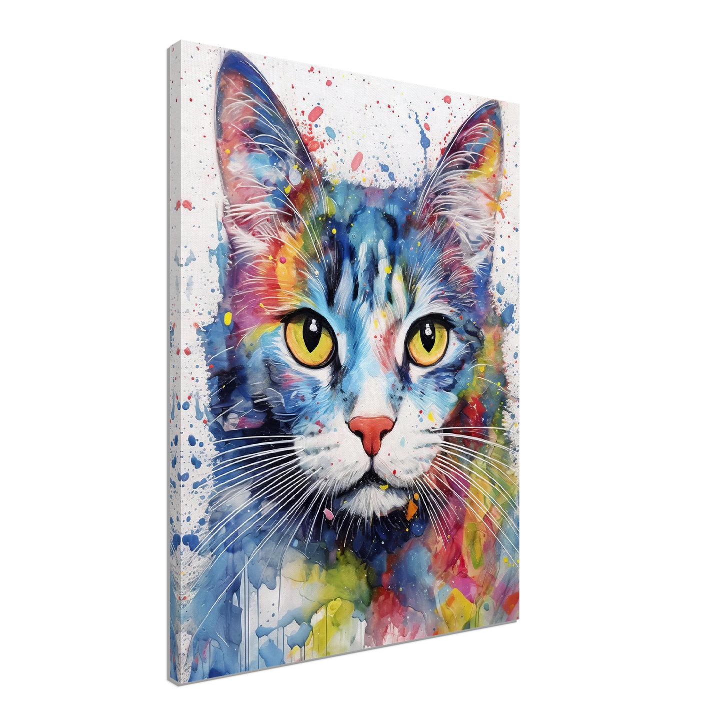 Domestic cat pop art (CAT05)