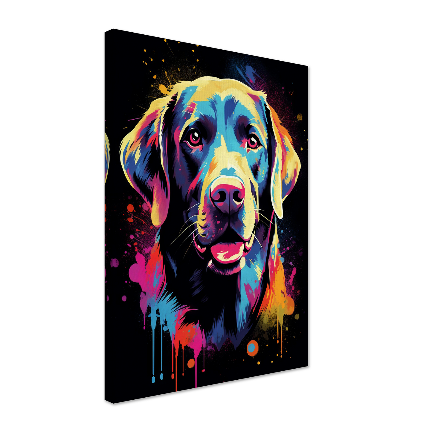 Labrador Hund Pop-Art (DOG01)