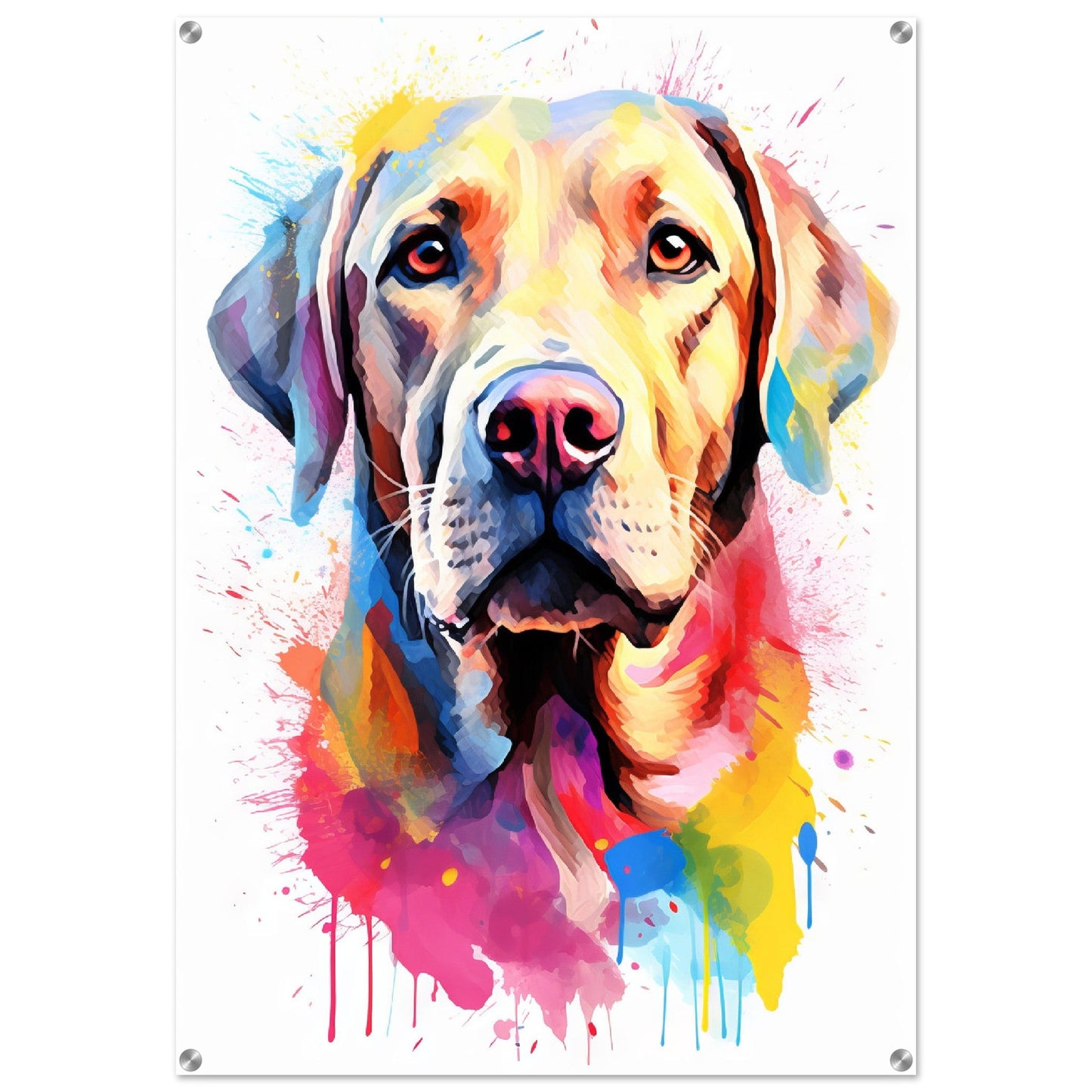 Labrador Hund Pop-Art (DOG08)