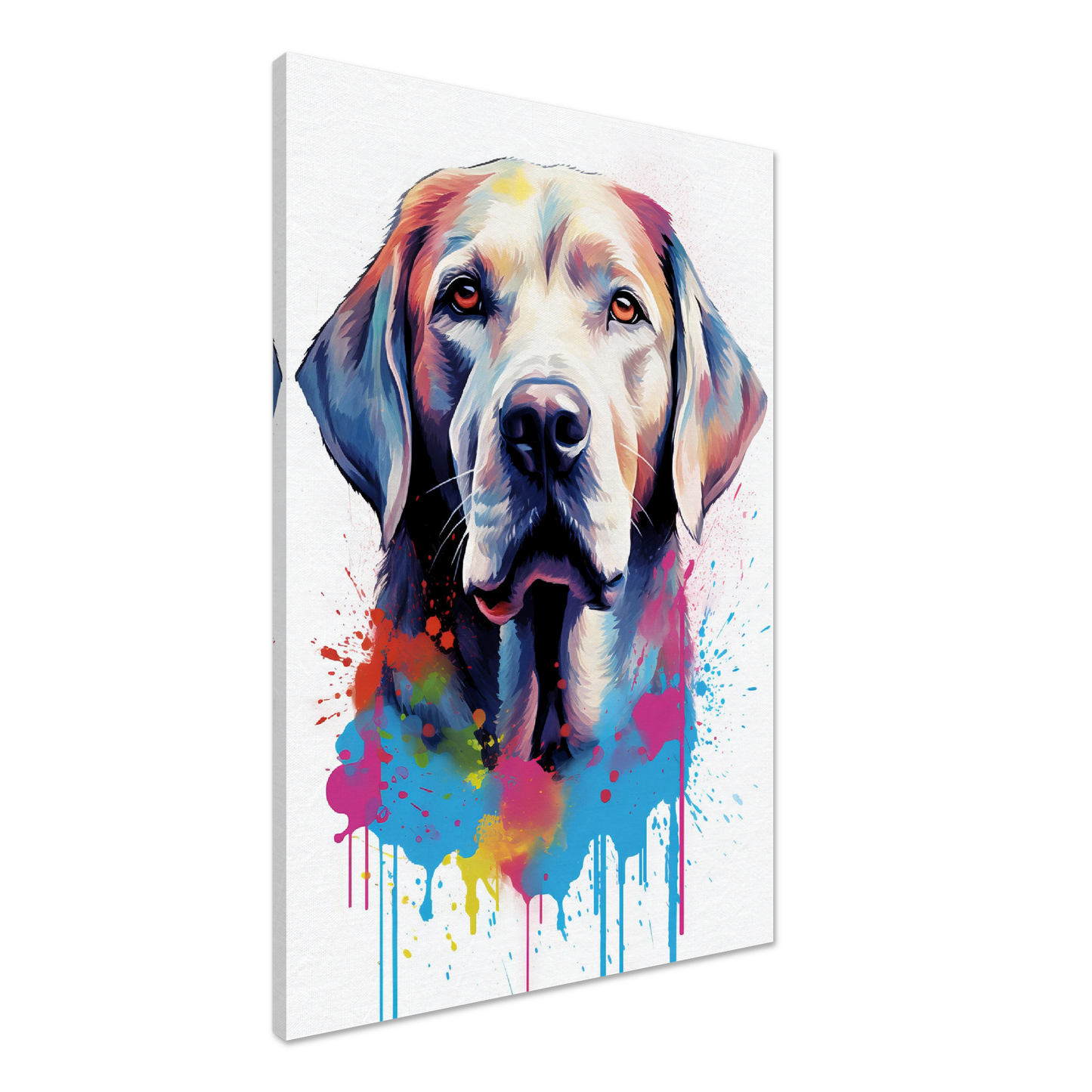 Labrador Hund Pop-Art (DOG07)