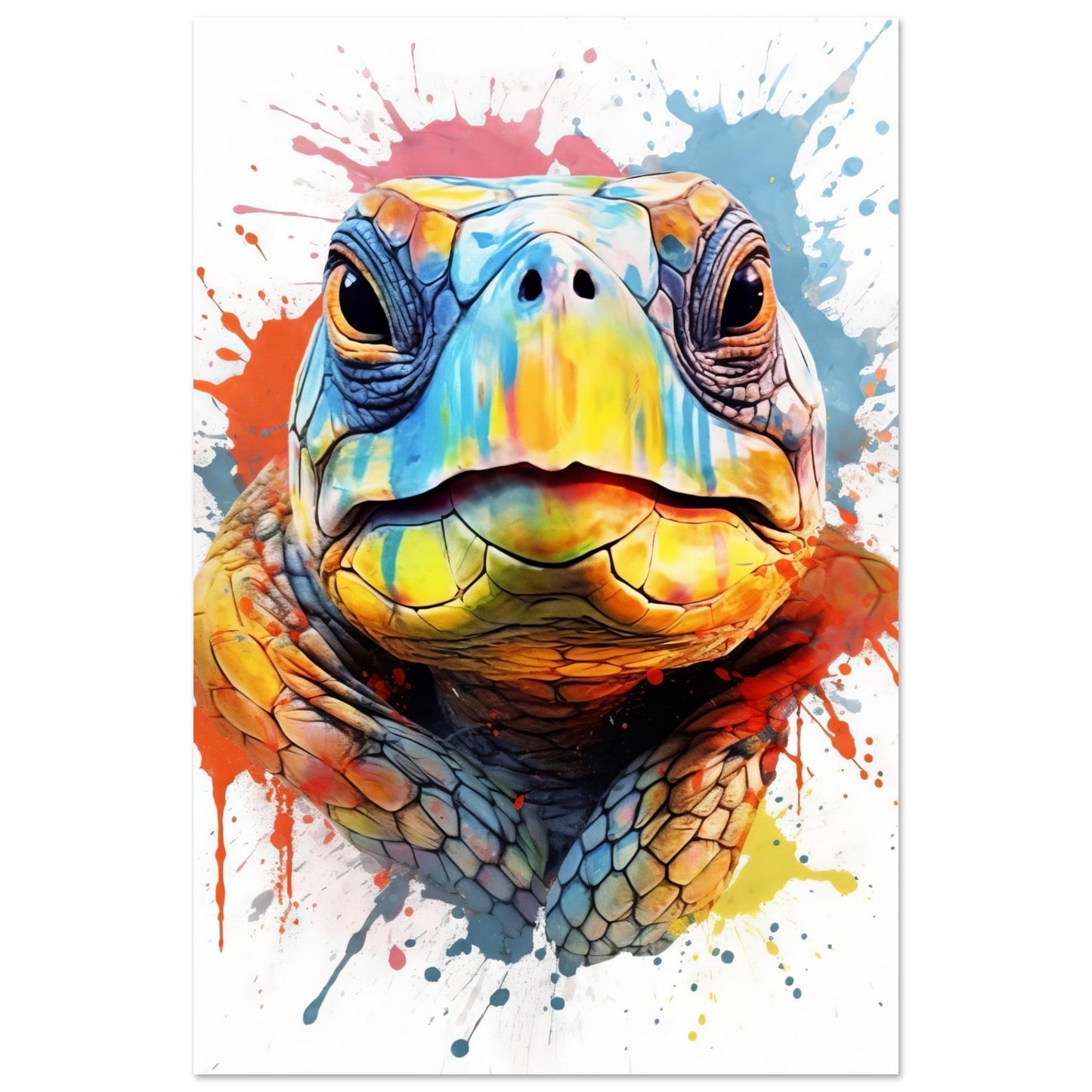 Schildkröte Pop-Art (TURTLE07)