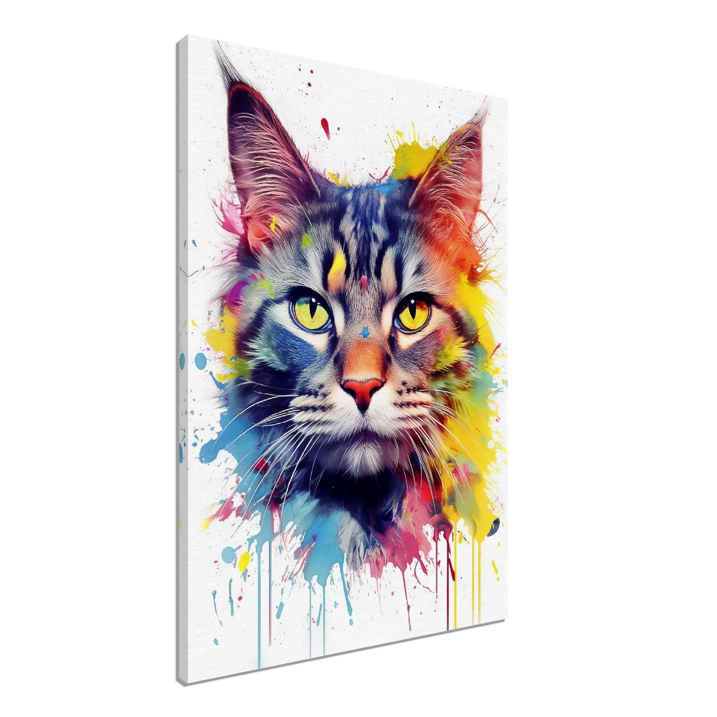 Domestic cat pop art (CAT06)