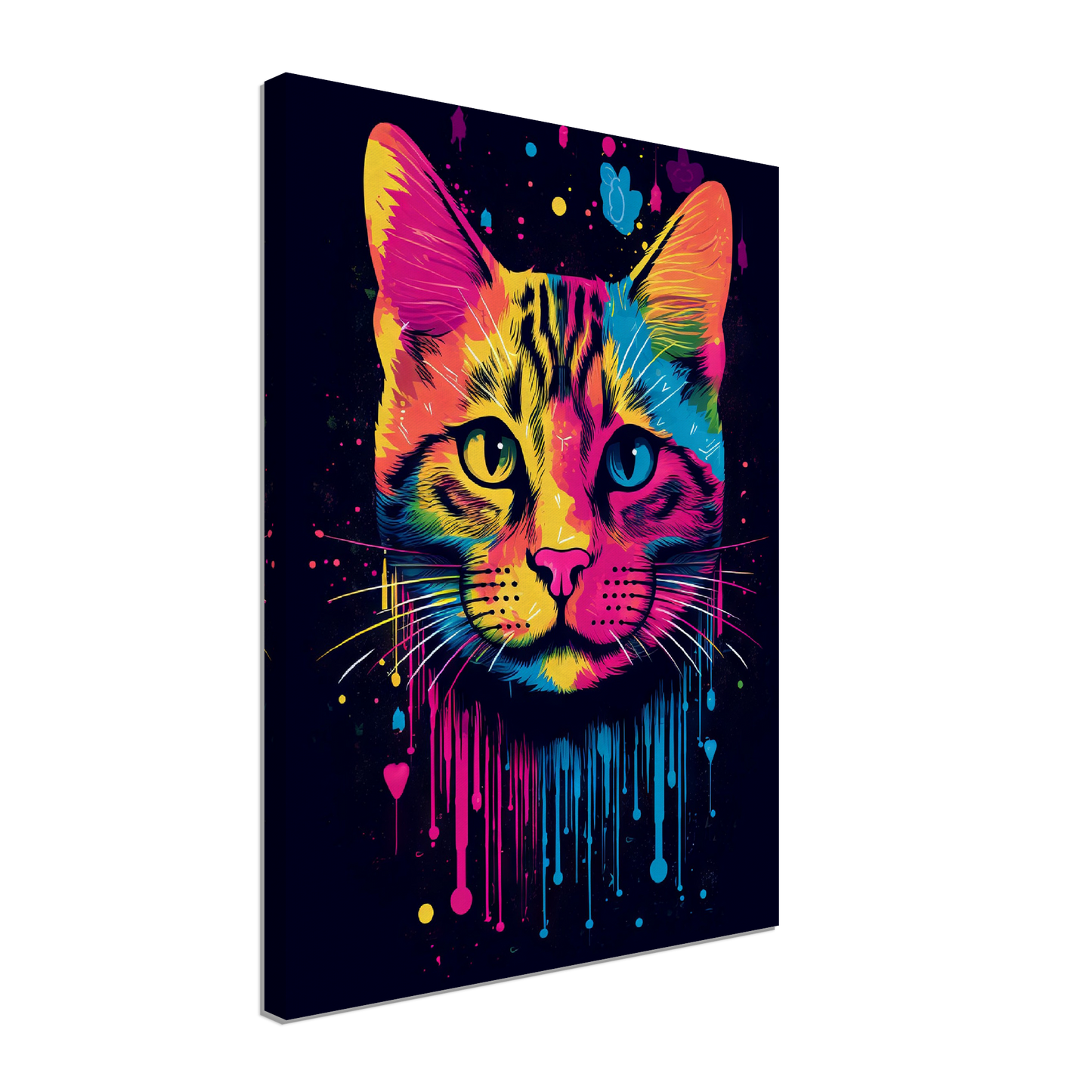 Katze (Hauskatze) Pop-Art (CAT01)