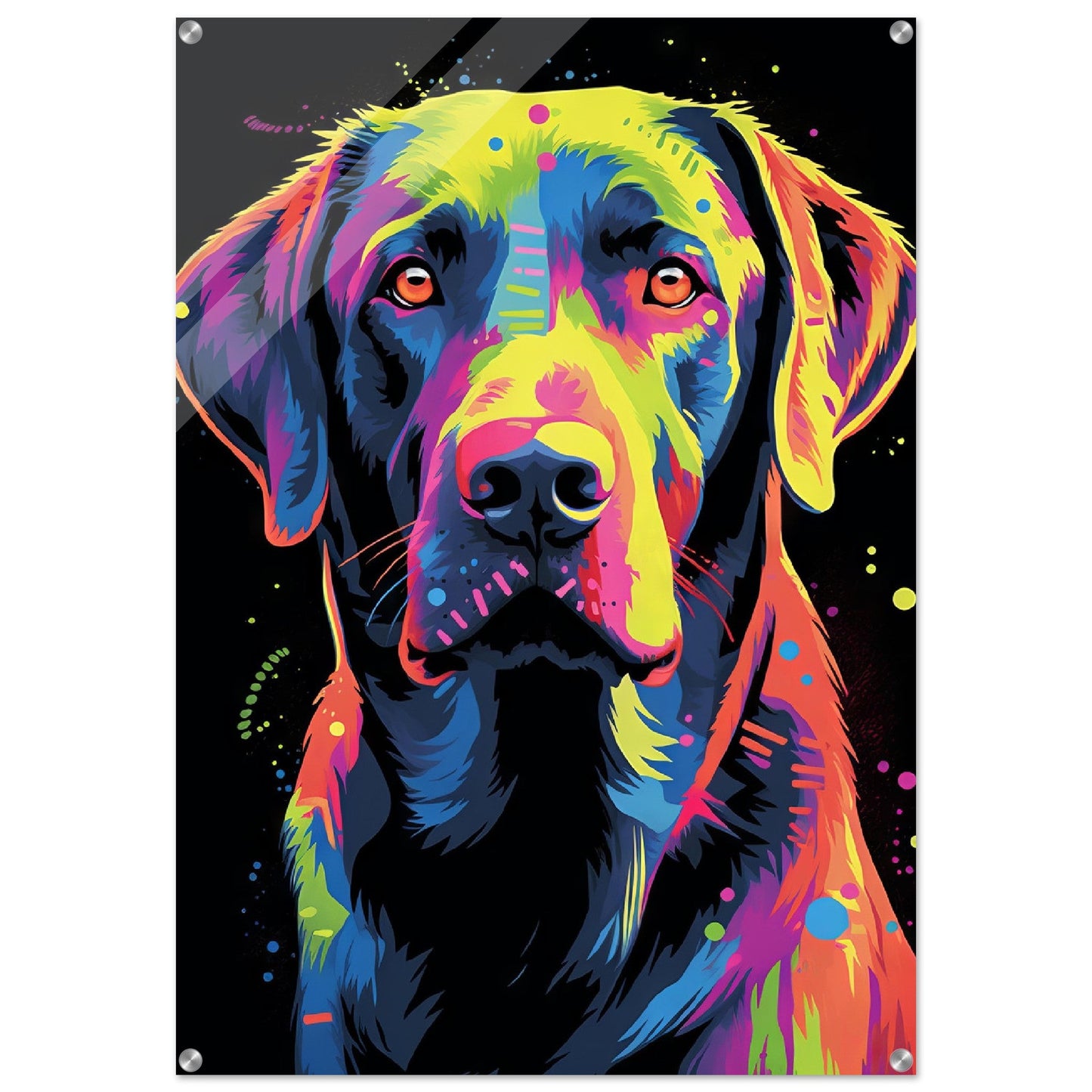 Labrador Hund Pop-Art (DOG03)