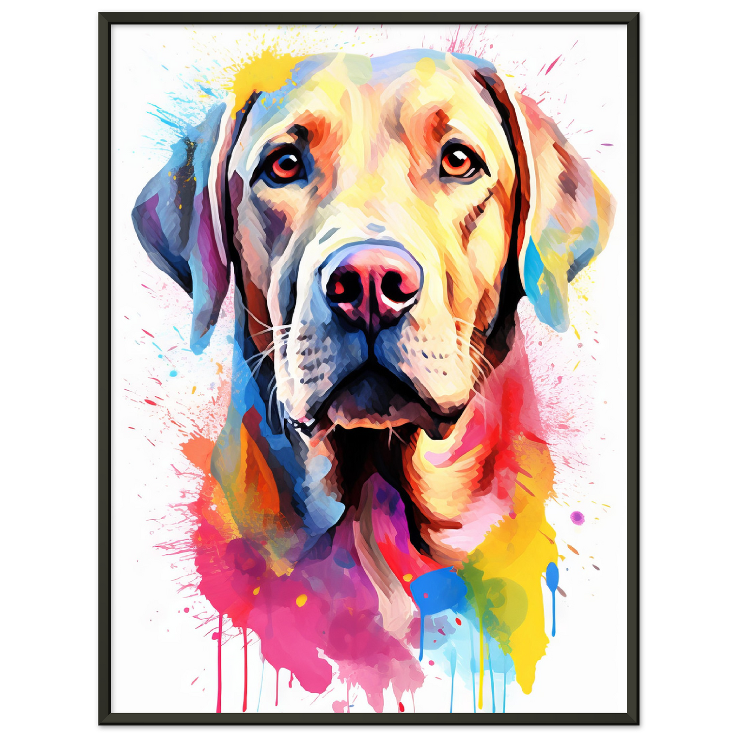 Labrador Hund Pop-Art (DOG08)