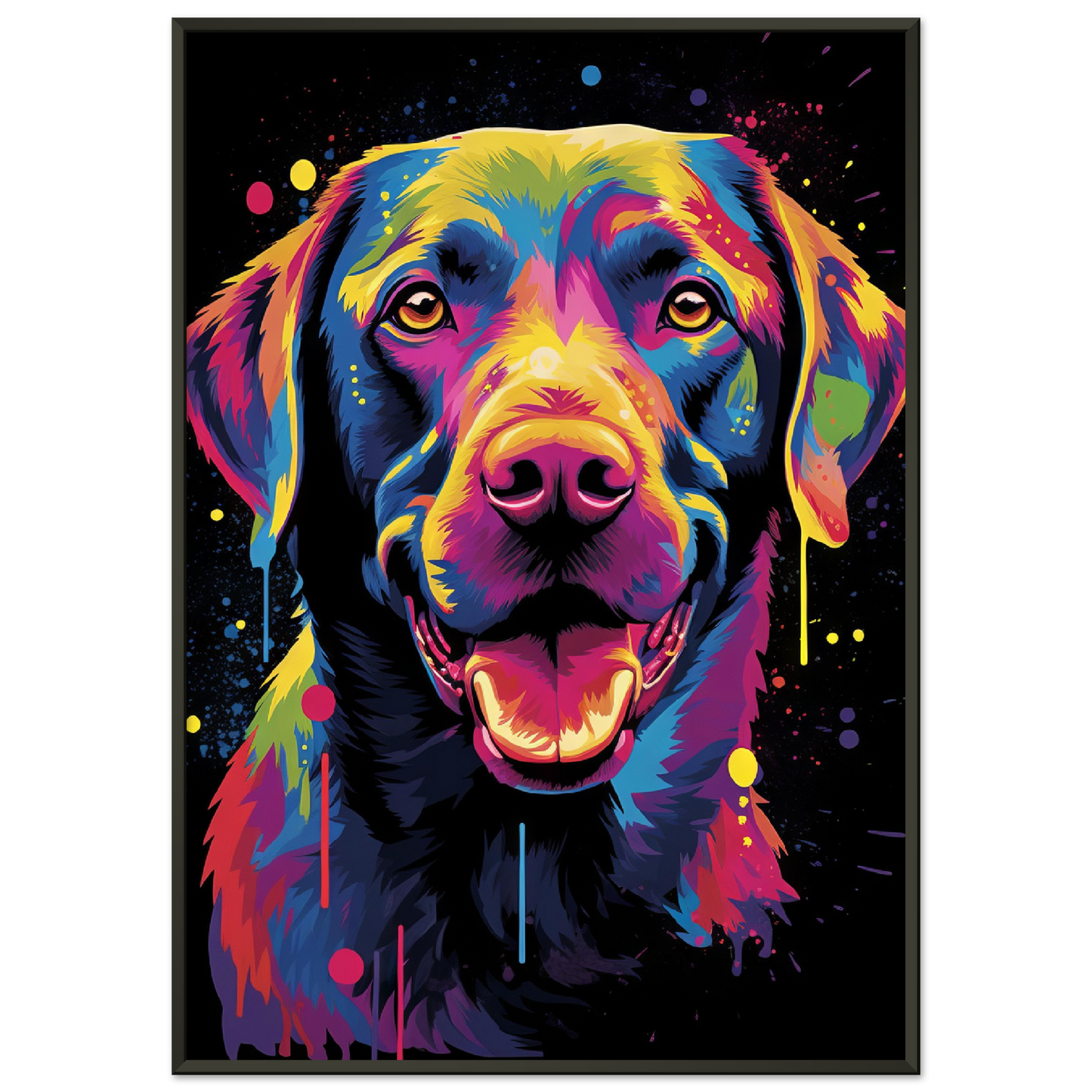 Labrador Hund Pop-Art (DOG04)
