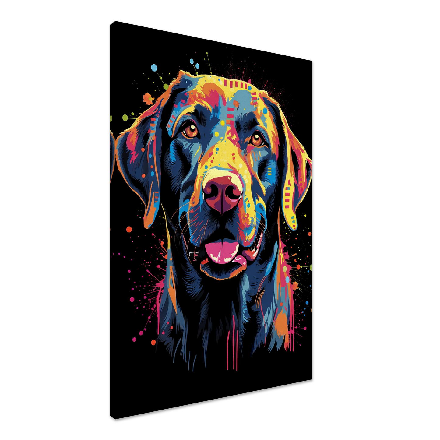 Labrador Hund Pop-Art (DOG02)
