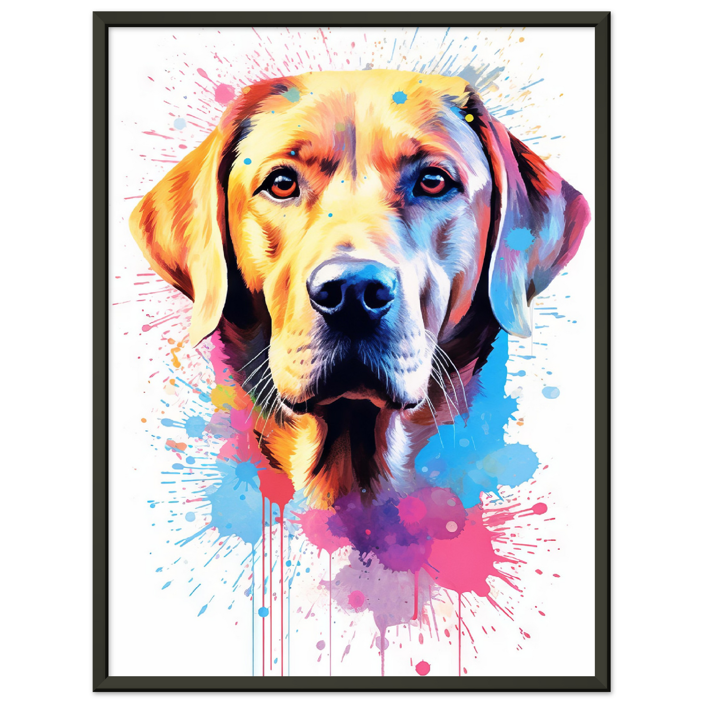 Labrador Hund Pop-Art (DOG05)