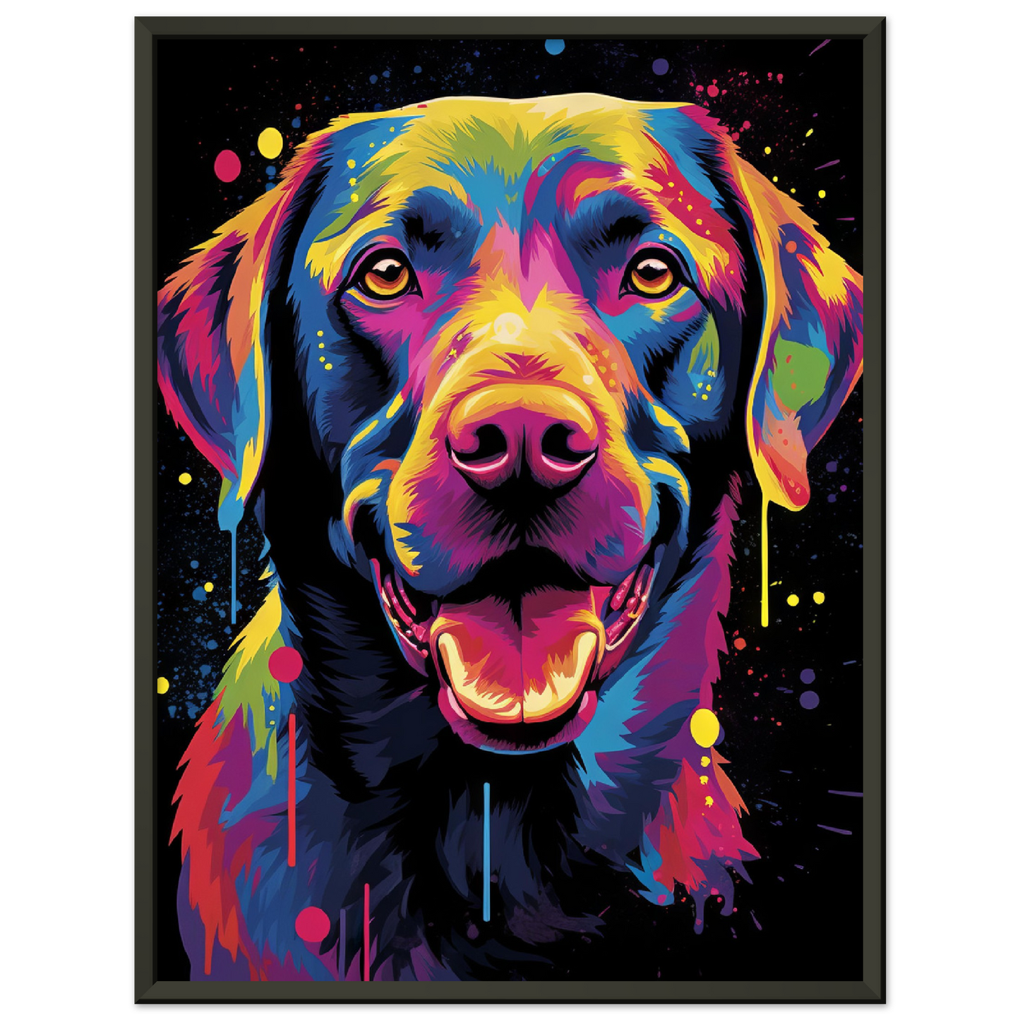 Labrador Hund Pop-Art (DOG04)
