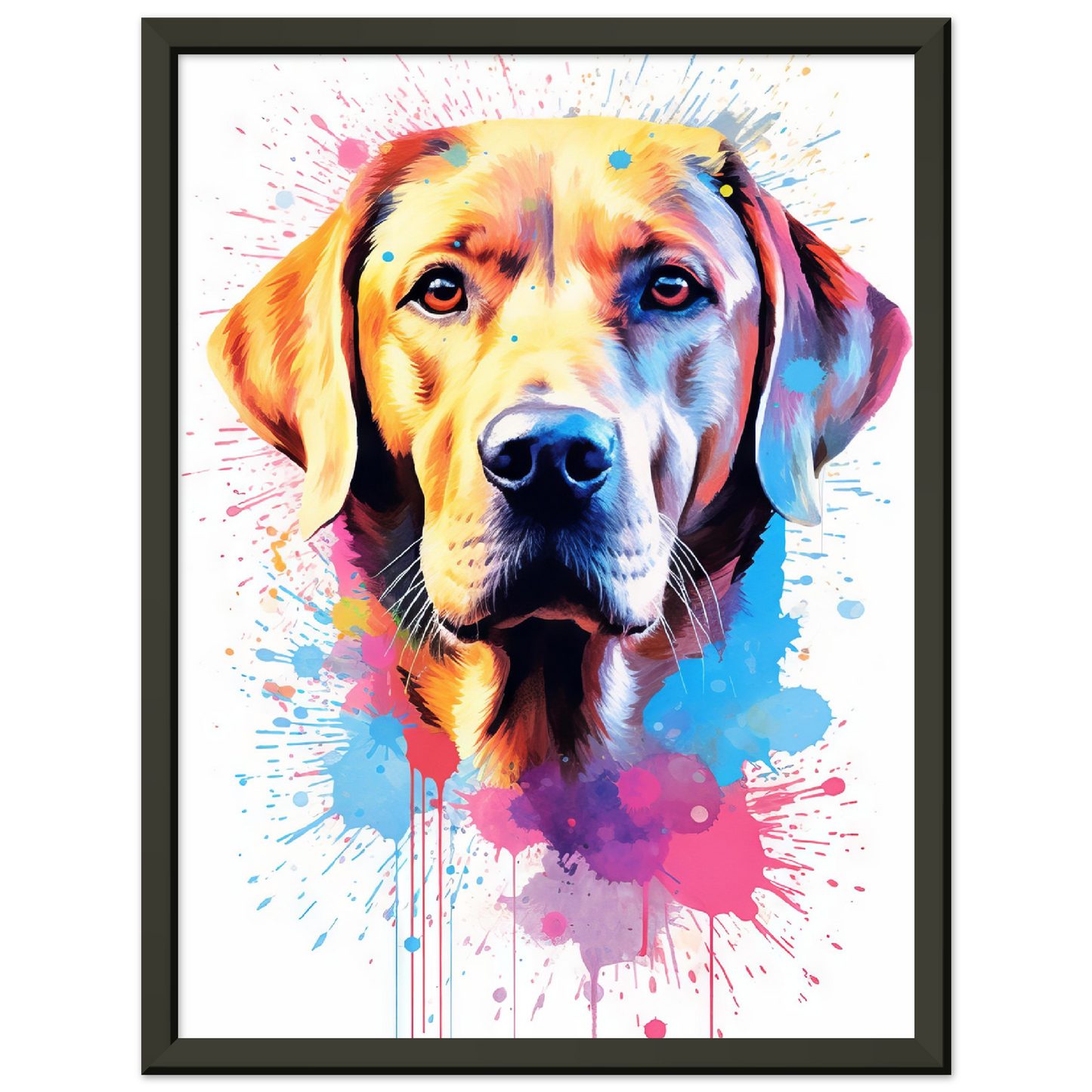 Labrador Hund Pop-Art (DOG05)