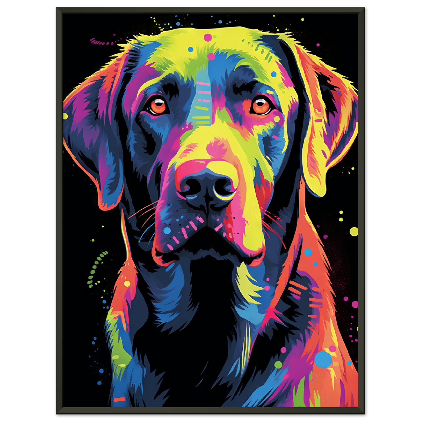 Labrador Hund Pop-Art (DOG03)