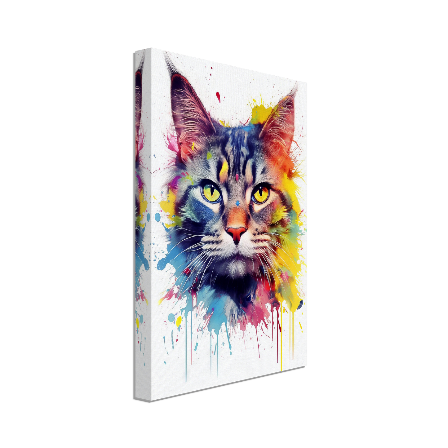 Domestic cat pop art (CAT06)