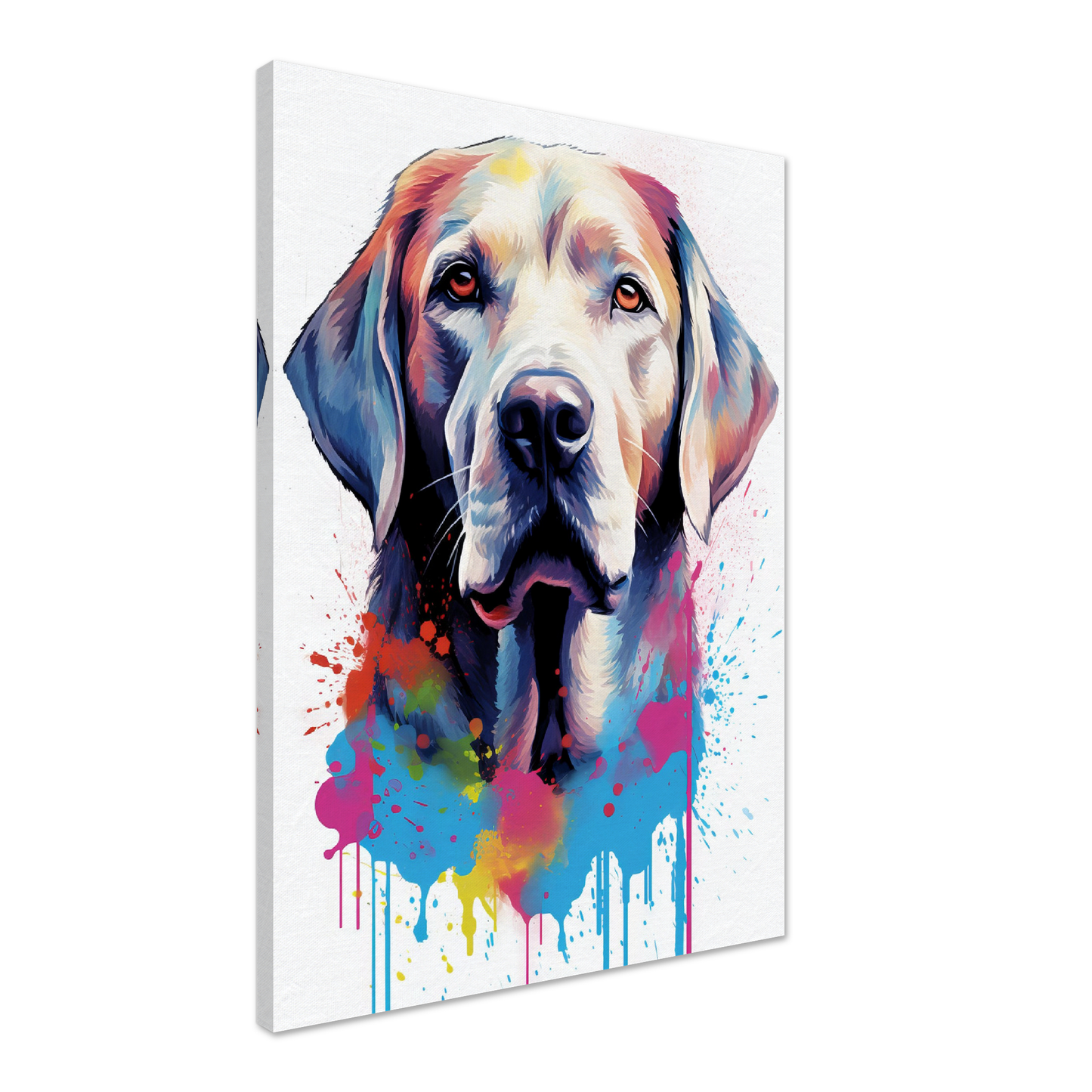 Labrador Hund Pop-Art (DOG07)