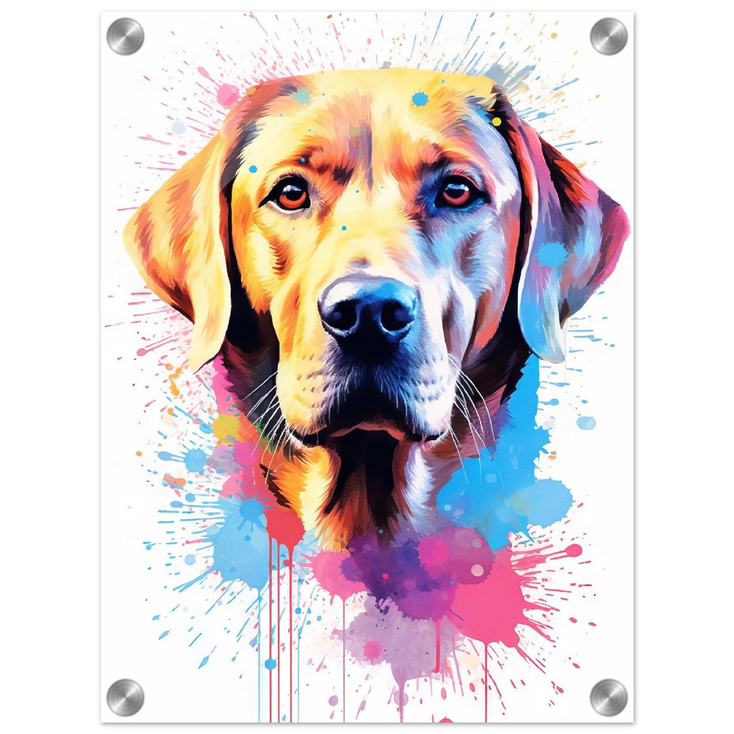 Labrador Hund Pop-Art (DOG05)