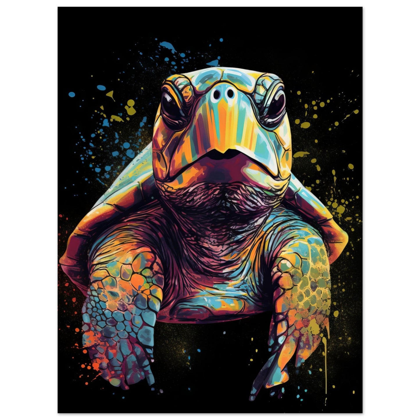 Schildkröte Pop-Art (TURTLE02)